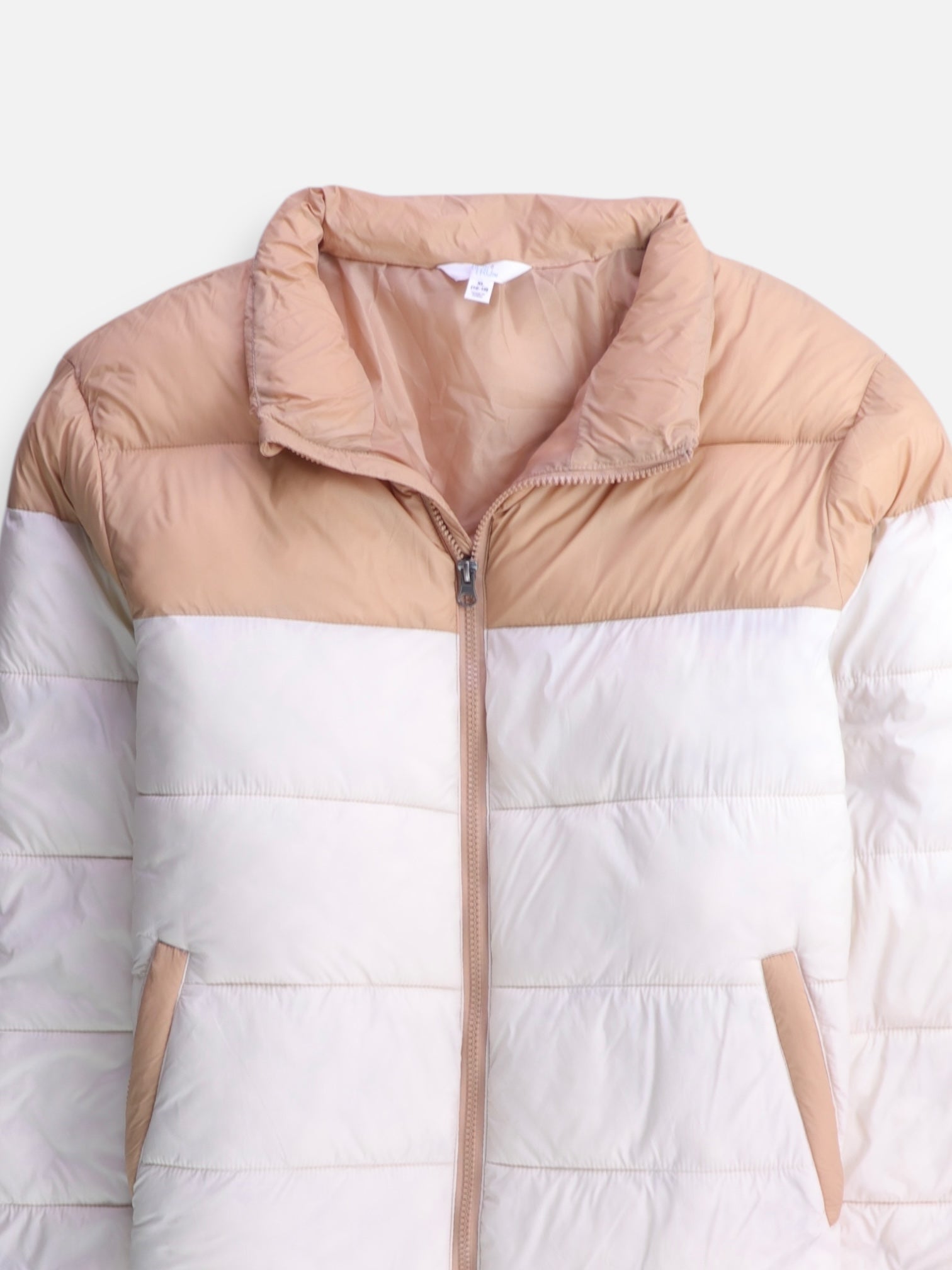 TIME THRU Chaqueta Puffer Impermeable - Mujer - XL