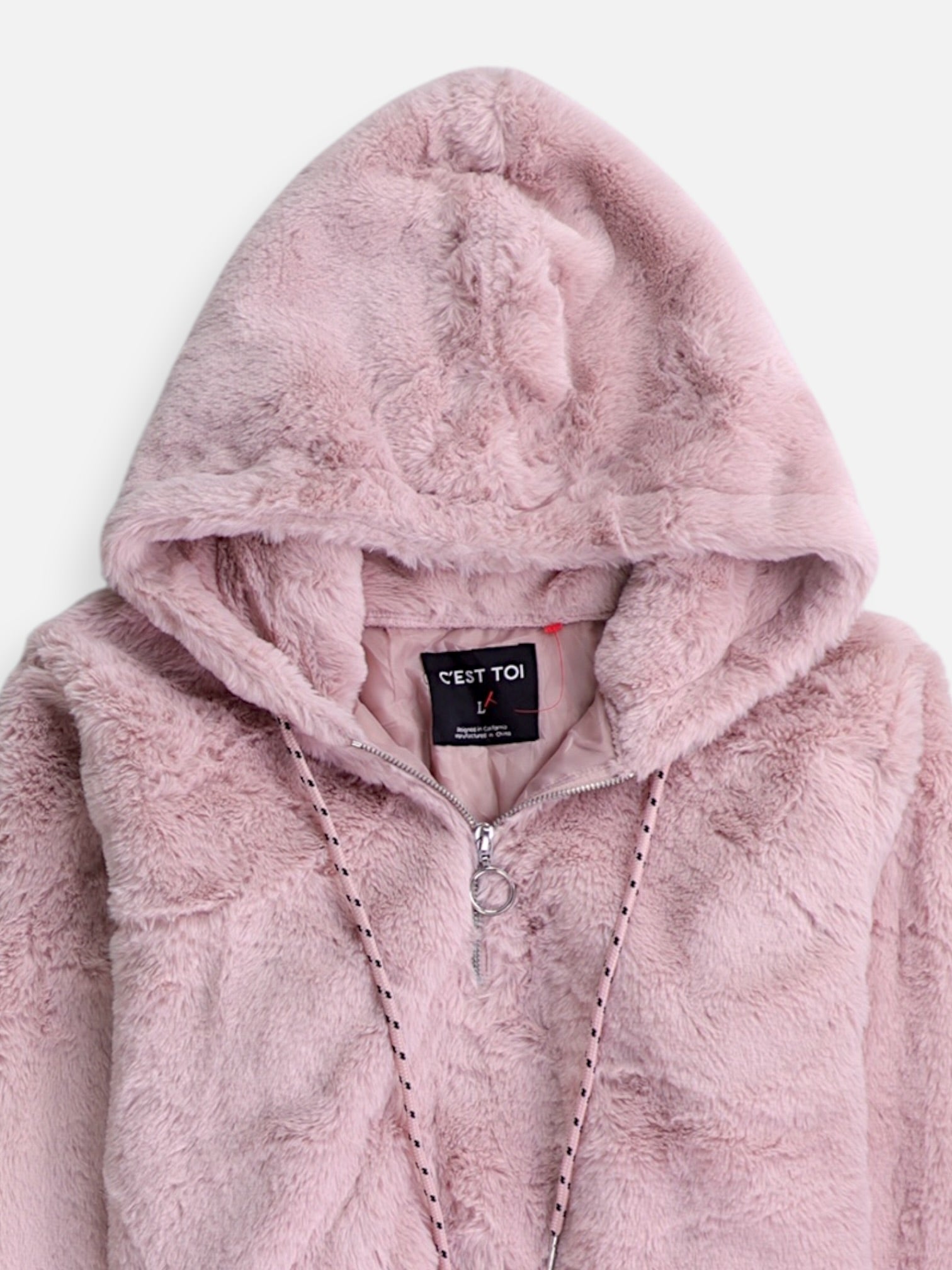 Sudadera Hoodie Teddy - Mujer - Large