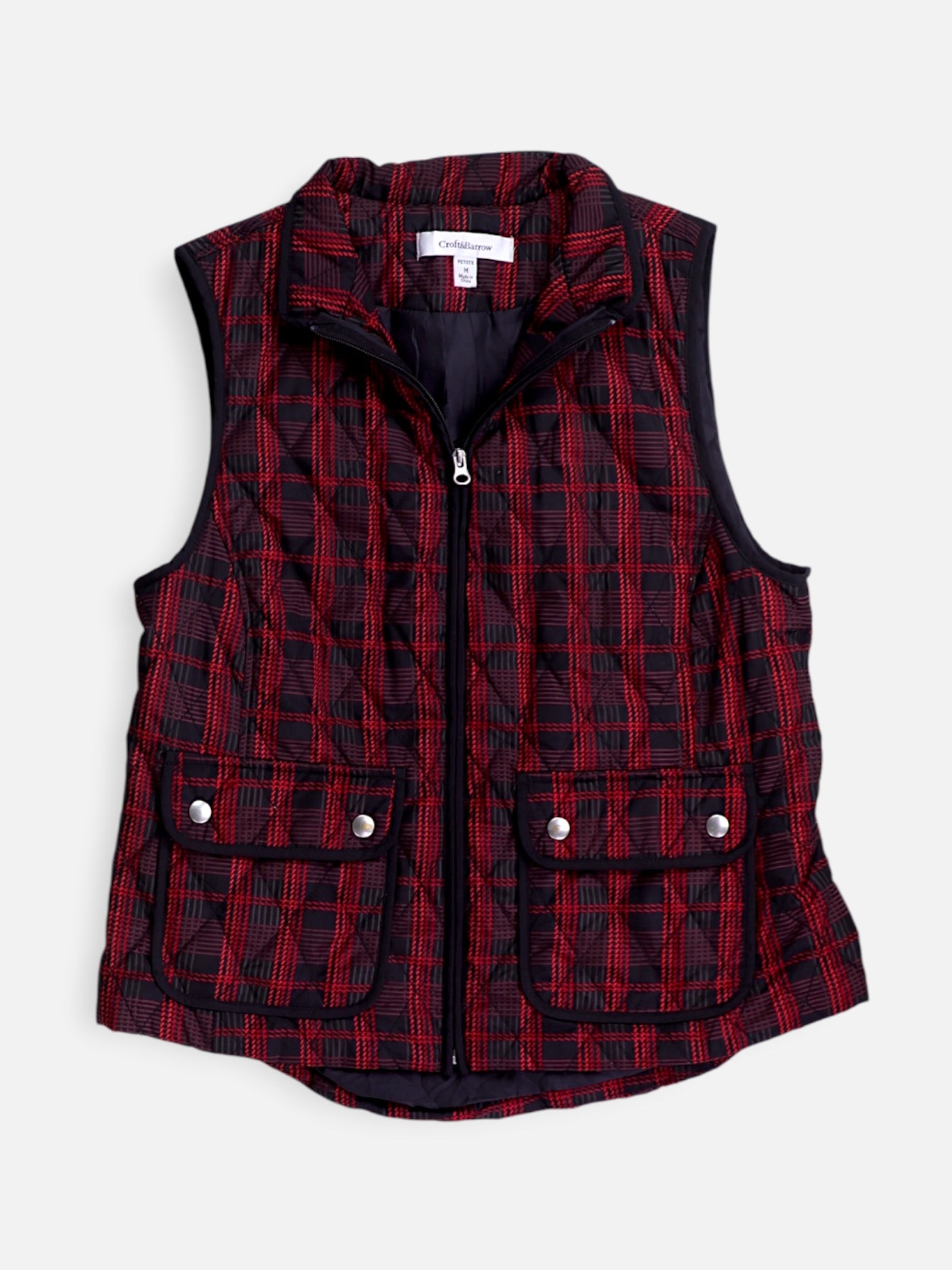 Croft & Barrow Chaleco Casual - Mujer - Medium