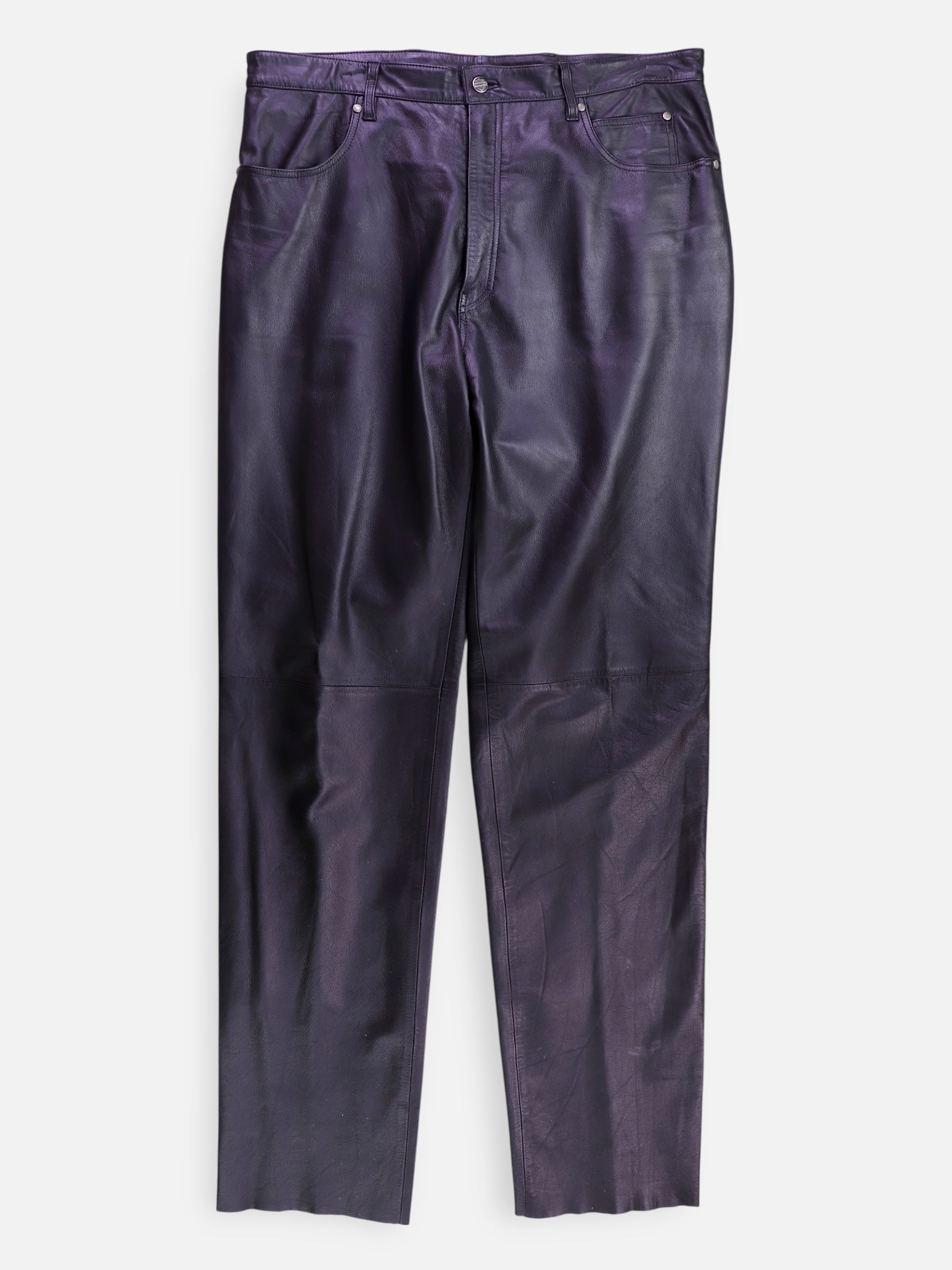 Harley Davidson Pantalon Regular Fit Cuero - Hombre - 38