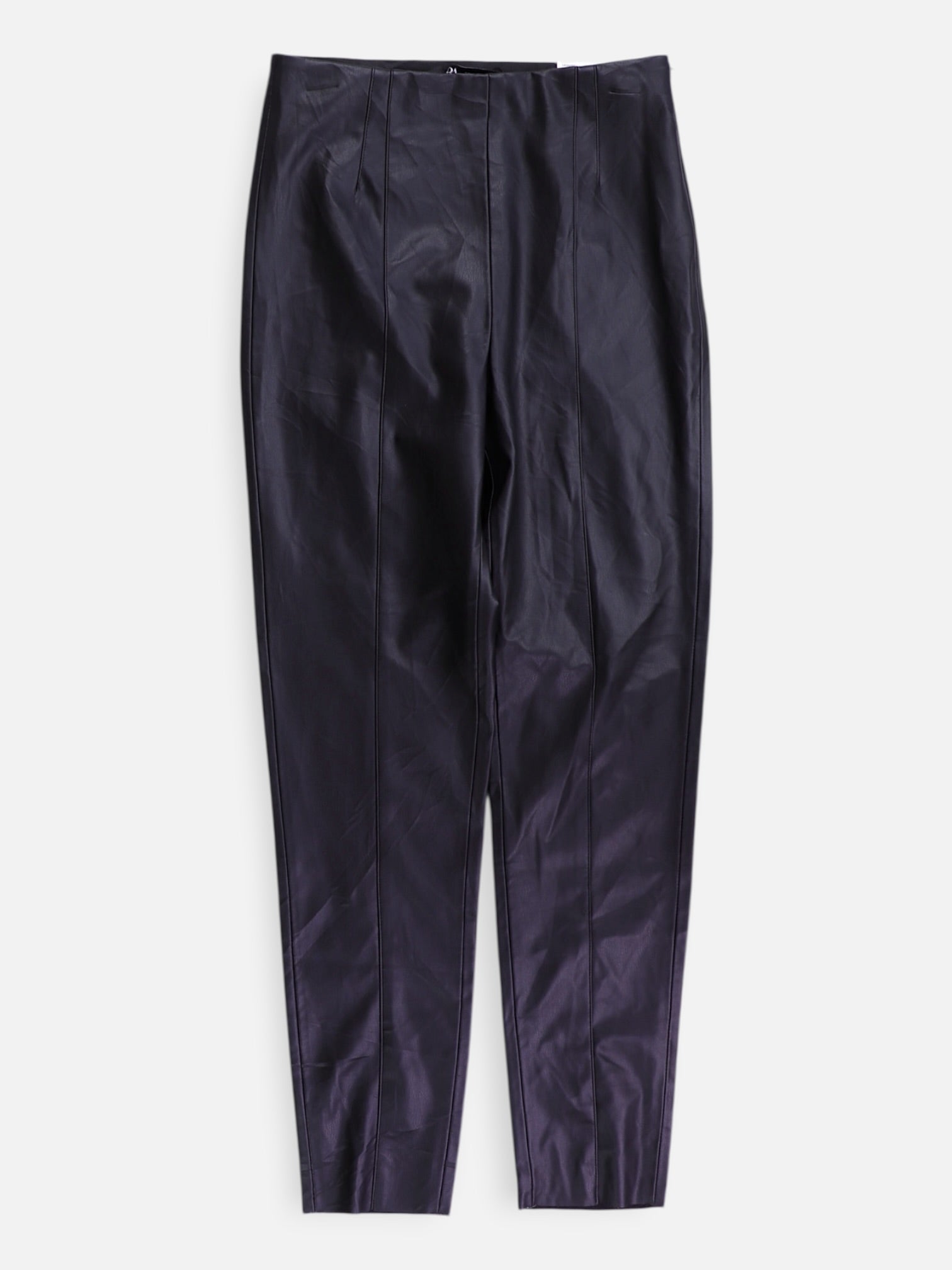 ZARA Leggins Cuero - Mujer - Medium