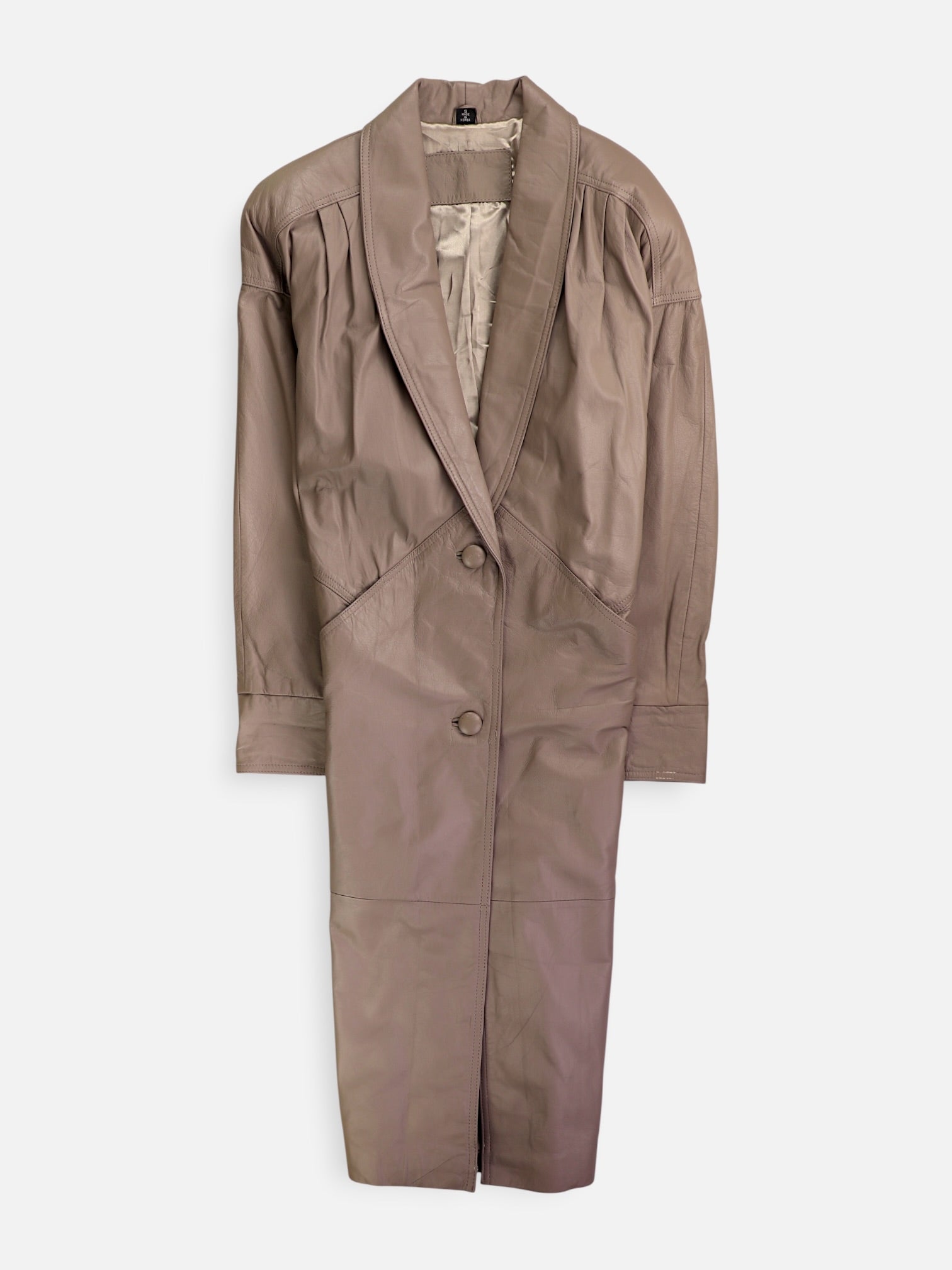 Abrigo Casual Cuero - Hombre - Small