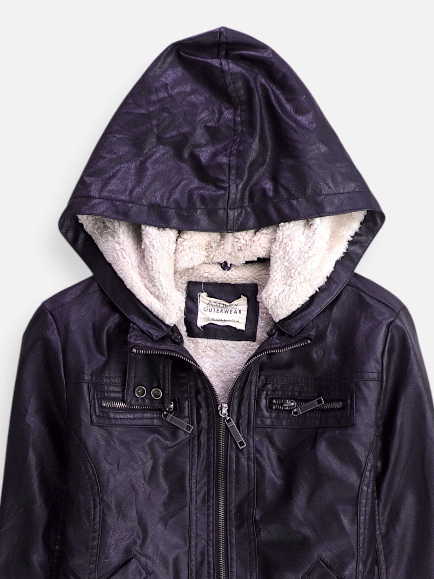 Chaqueta Bomber  Cuero - Mujer - Medium