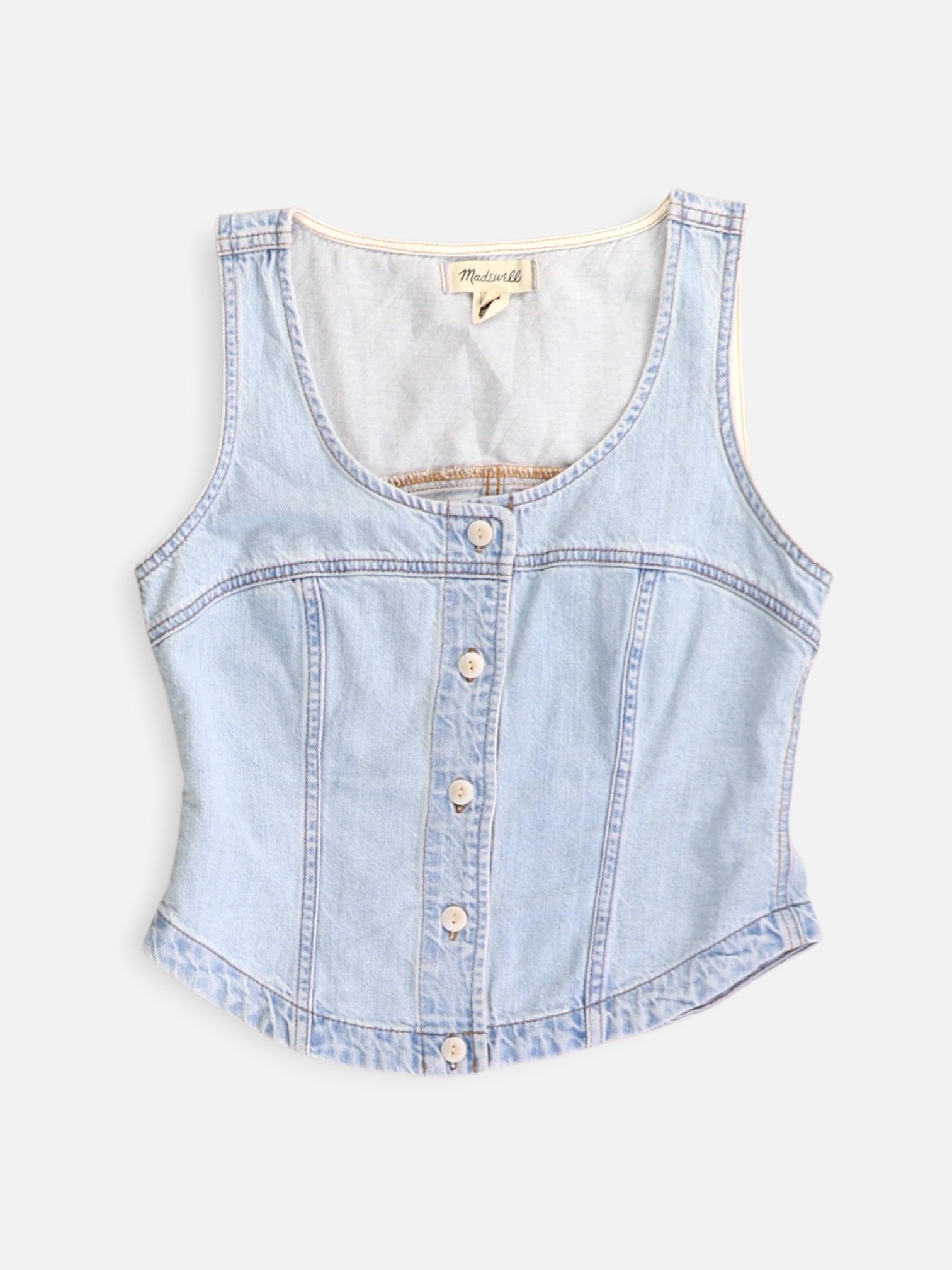 Madewell Blusa Denim - Mujer - 2
