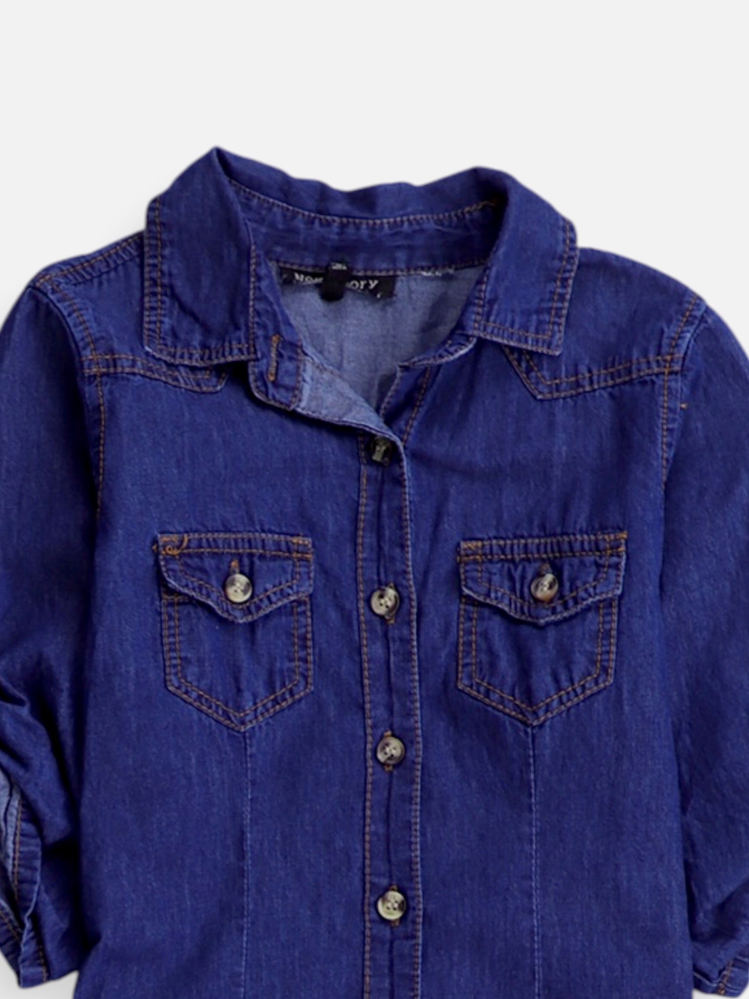 Vestido Denim - Niña - Medium - 10-12Y (Años)