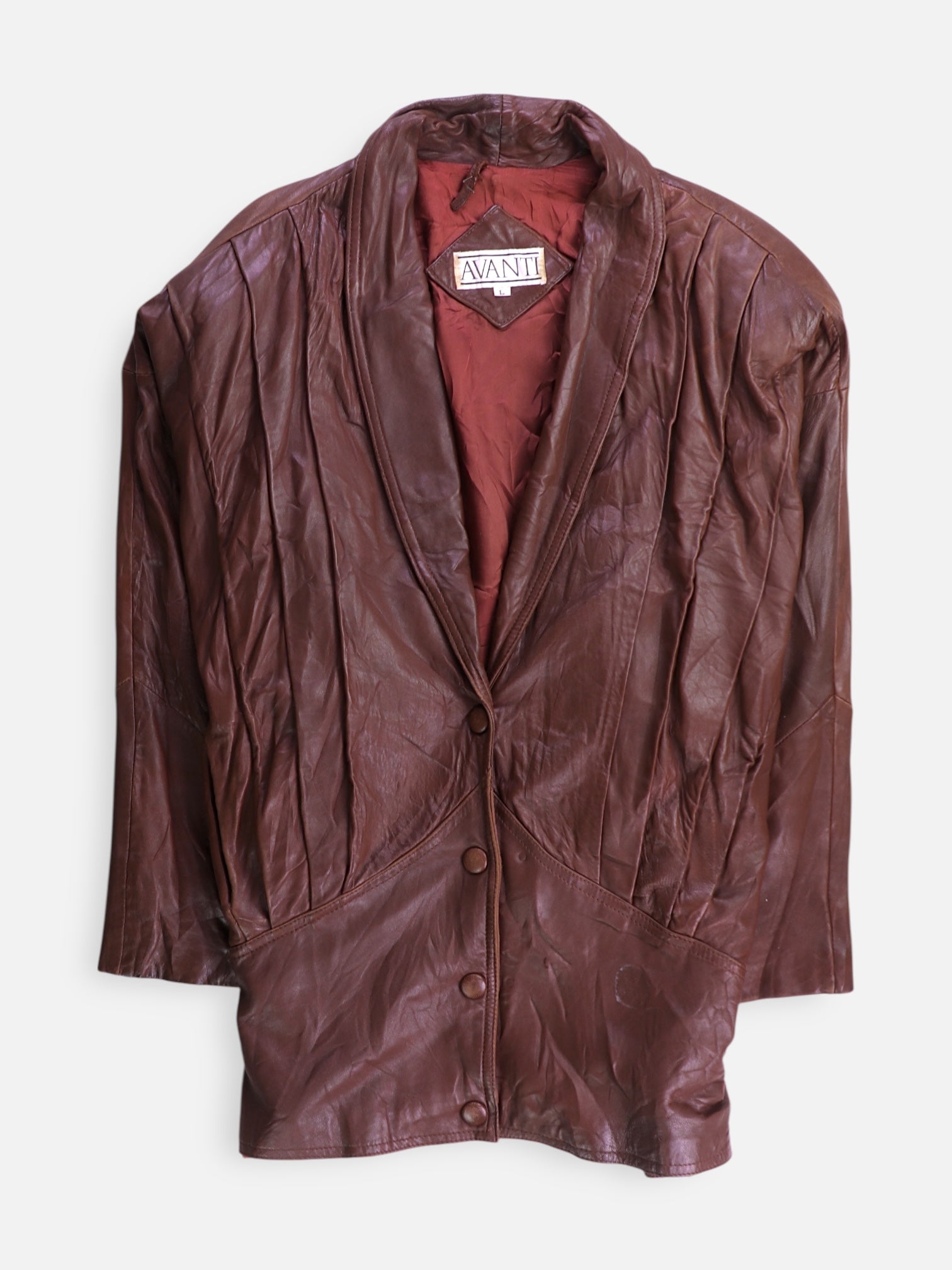 Chaqueta Casual Cuero - Mujer - Large