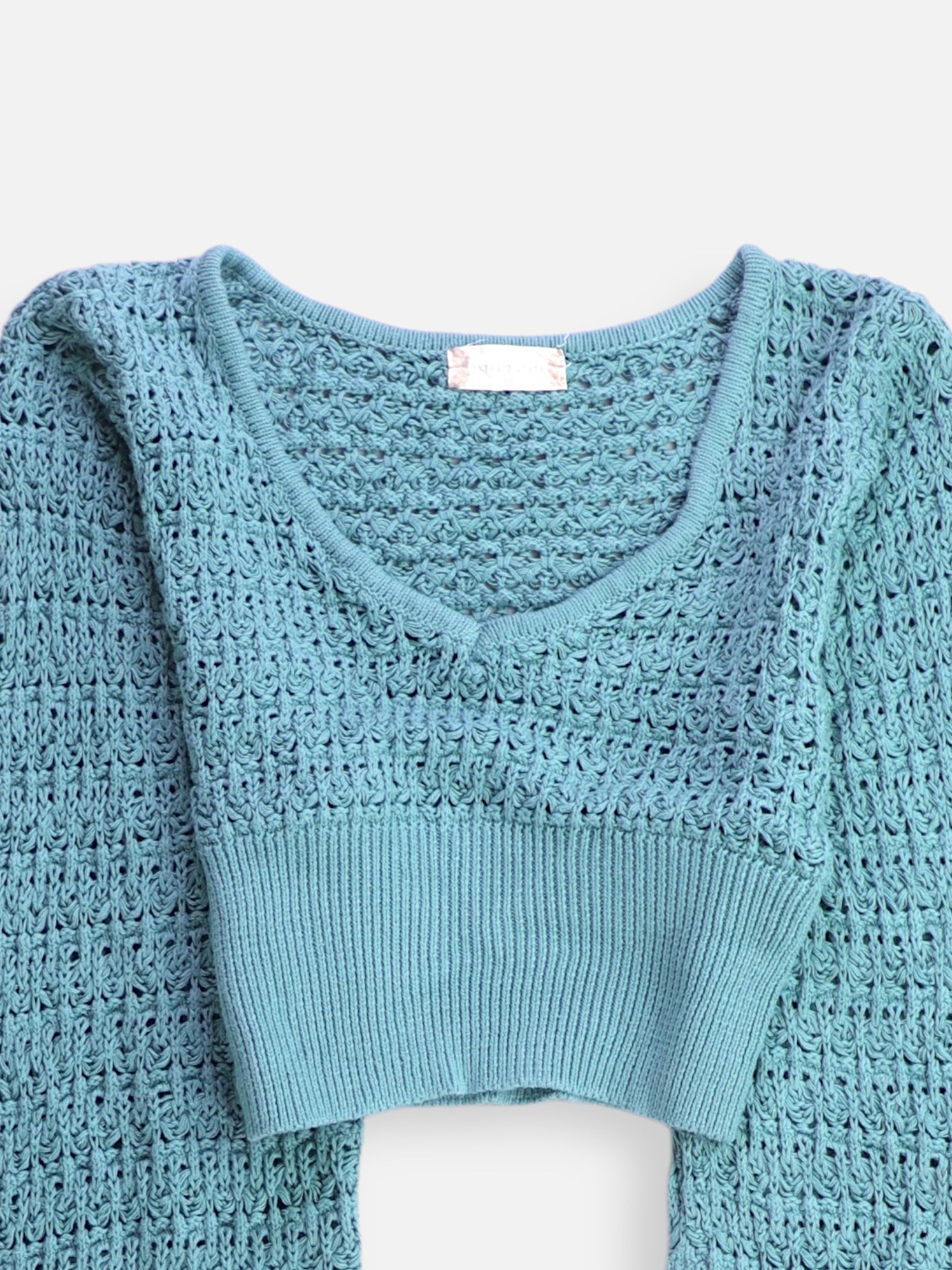 Sueter Knit Crop Top - Mujer - XS