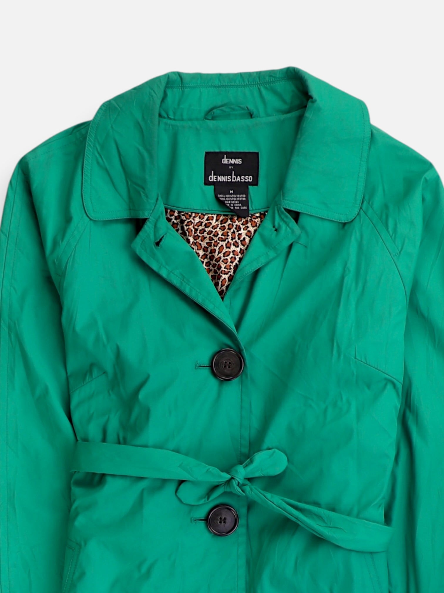 dennis basso Abrigo Trench Coat Casual - Mujer - Medium