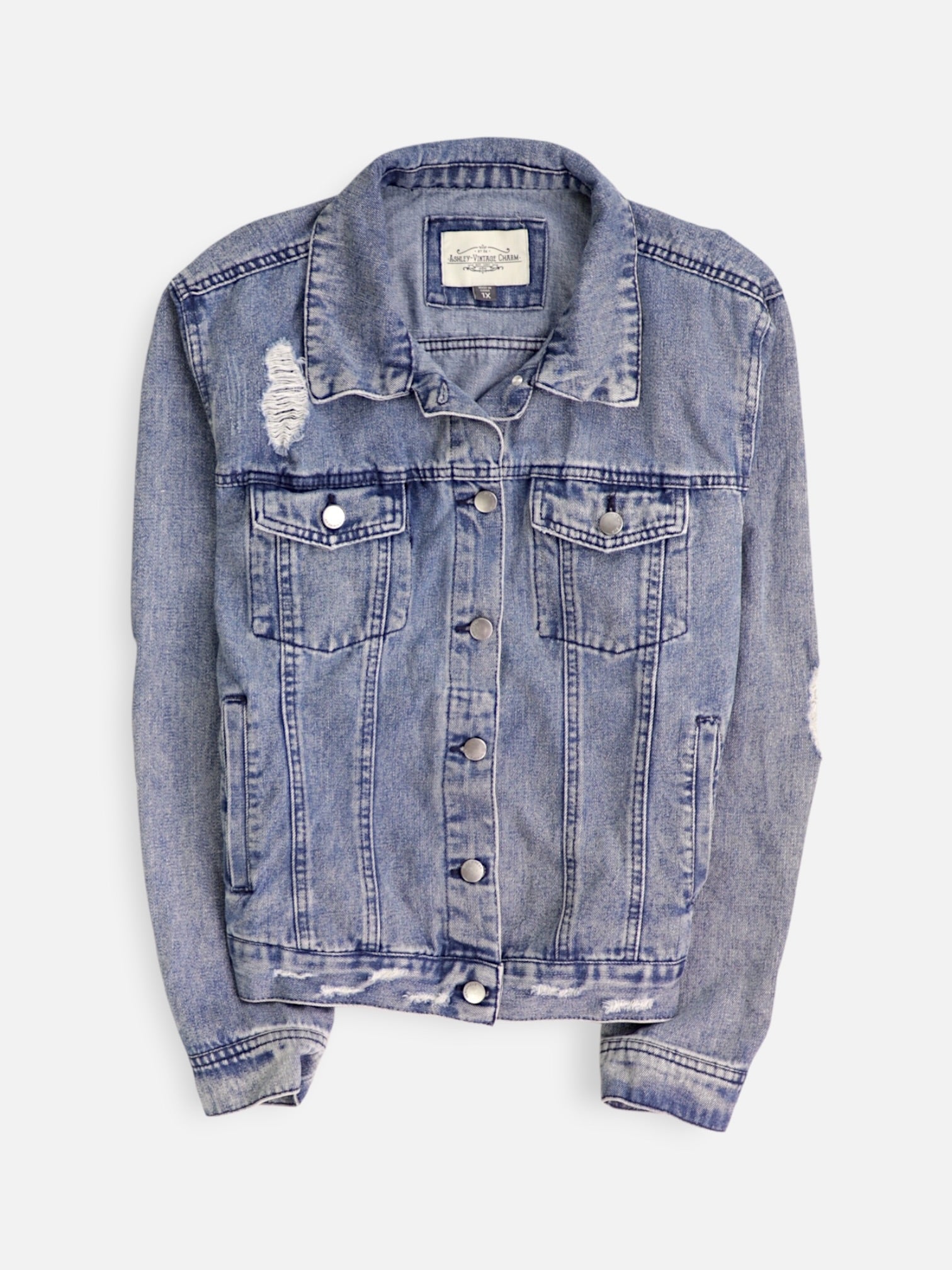 Chaqueta Casual Denim - Mujer - XL