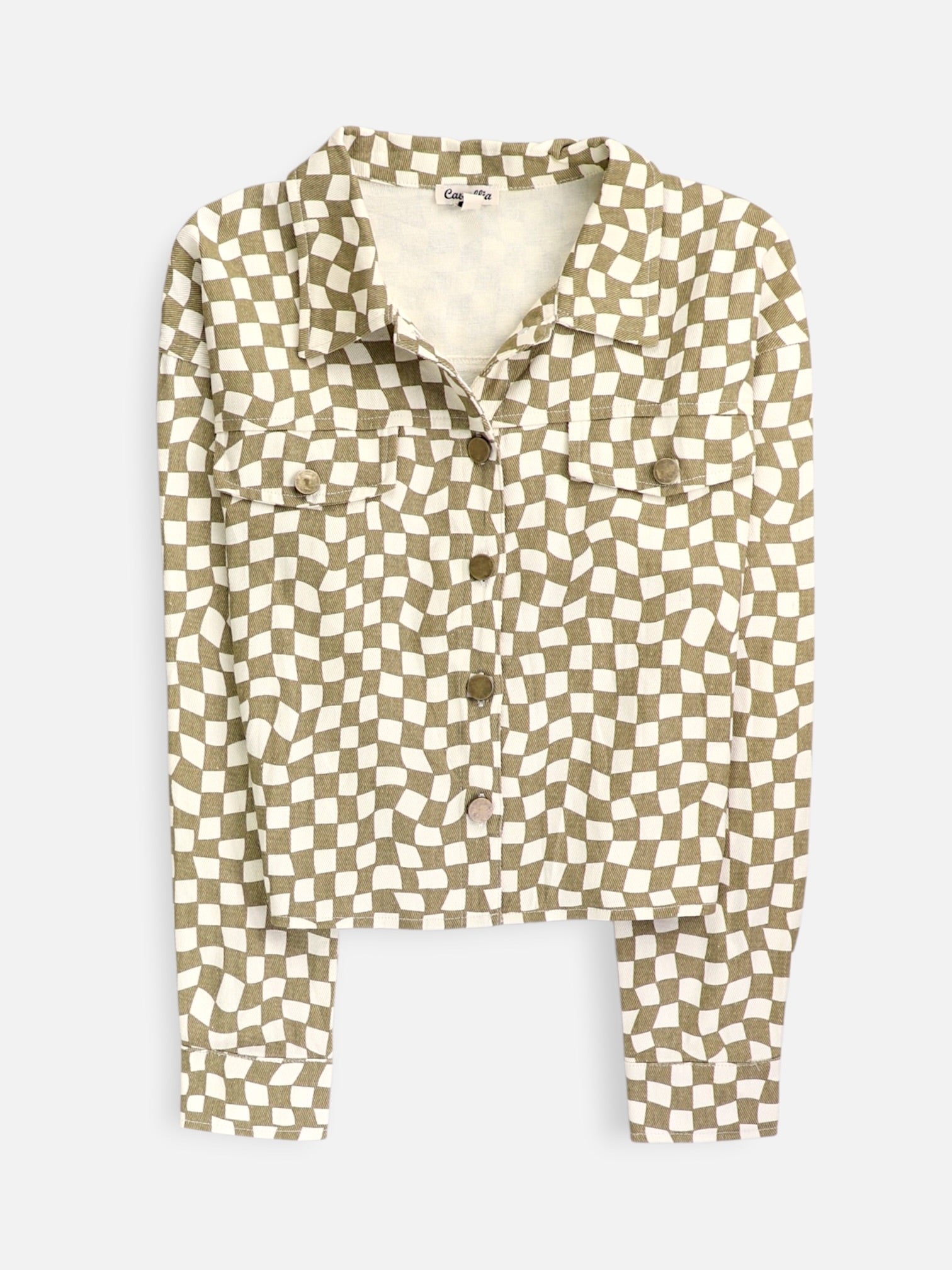 Chaqueta Casual Crop Top - Mujer - Small