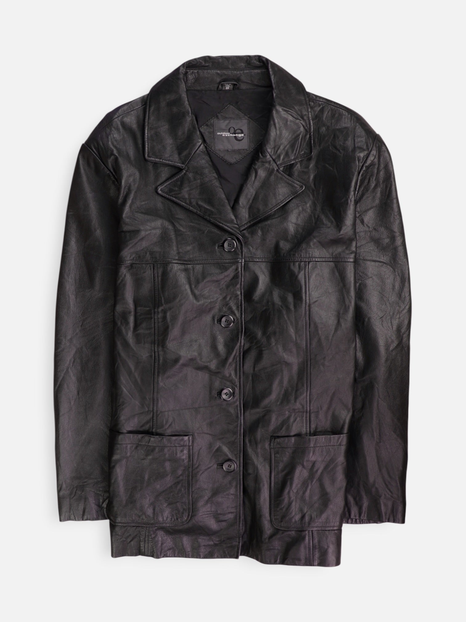 Chaqueta Casual Cuero - Hombre - 3XL