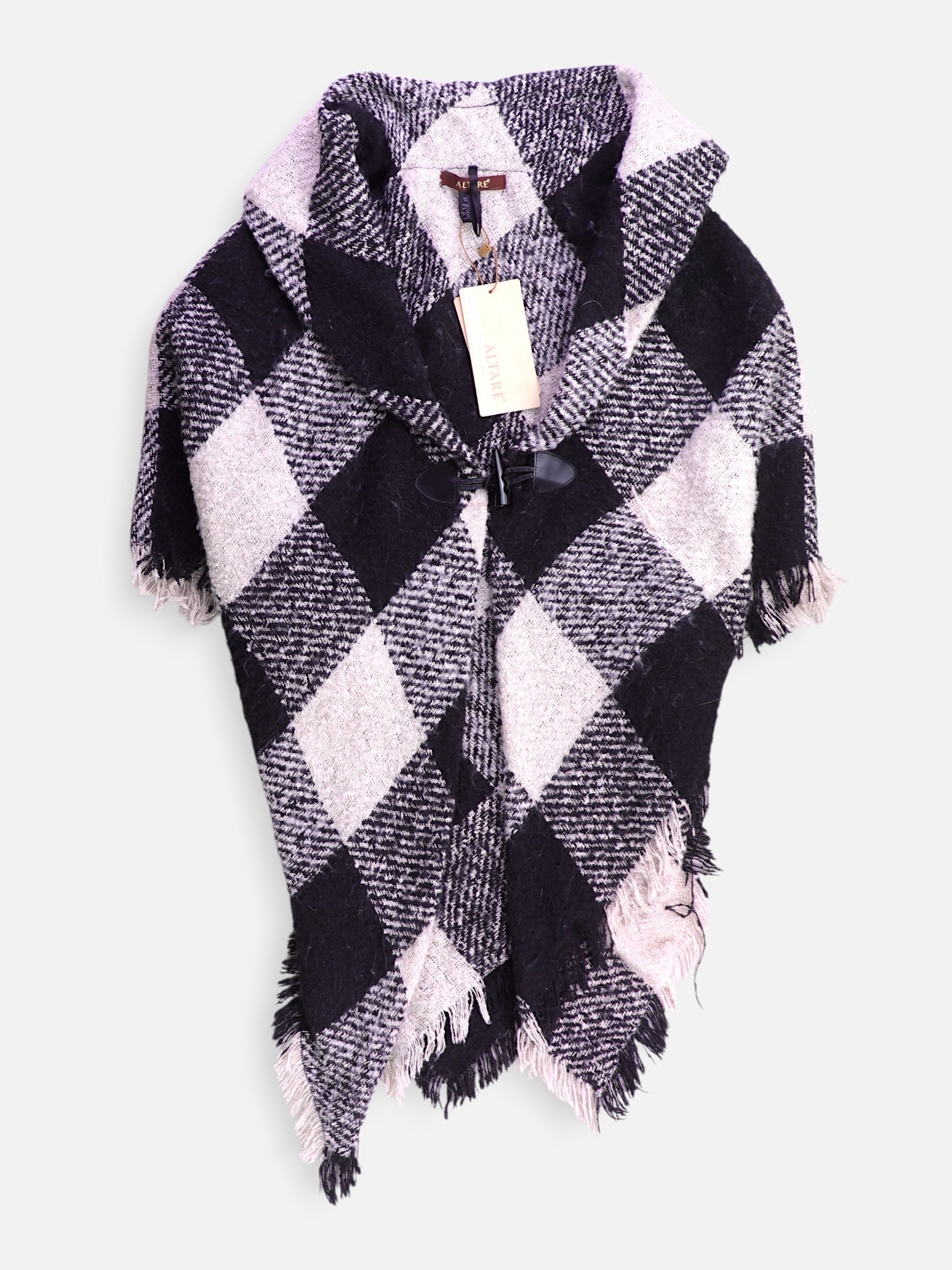 Poncho Color Block - Mujer - Talla Única (One Size)