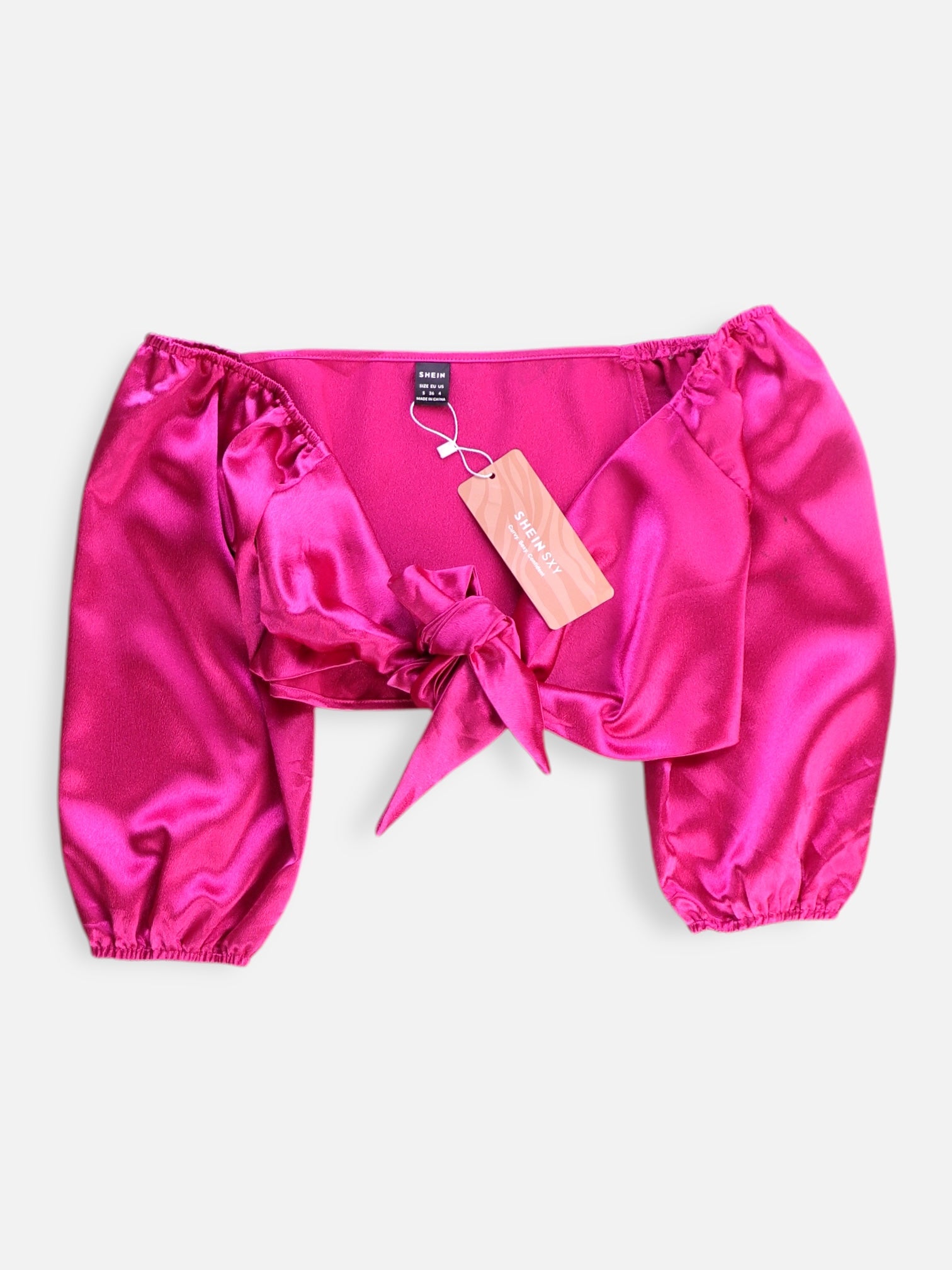 SHEIN Blusa Crop Top - Mujer - Small