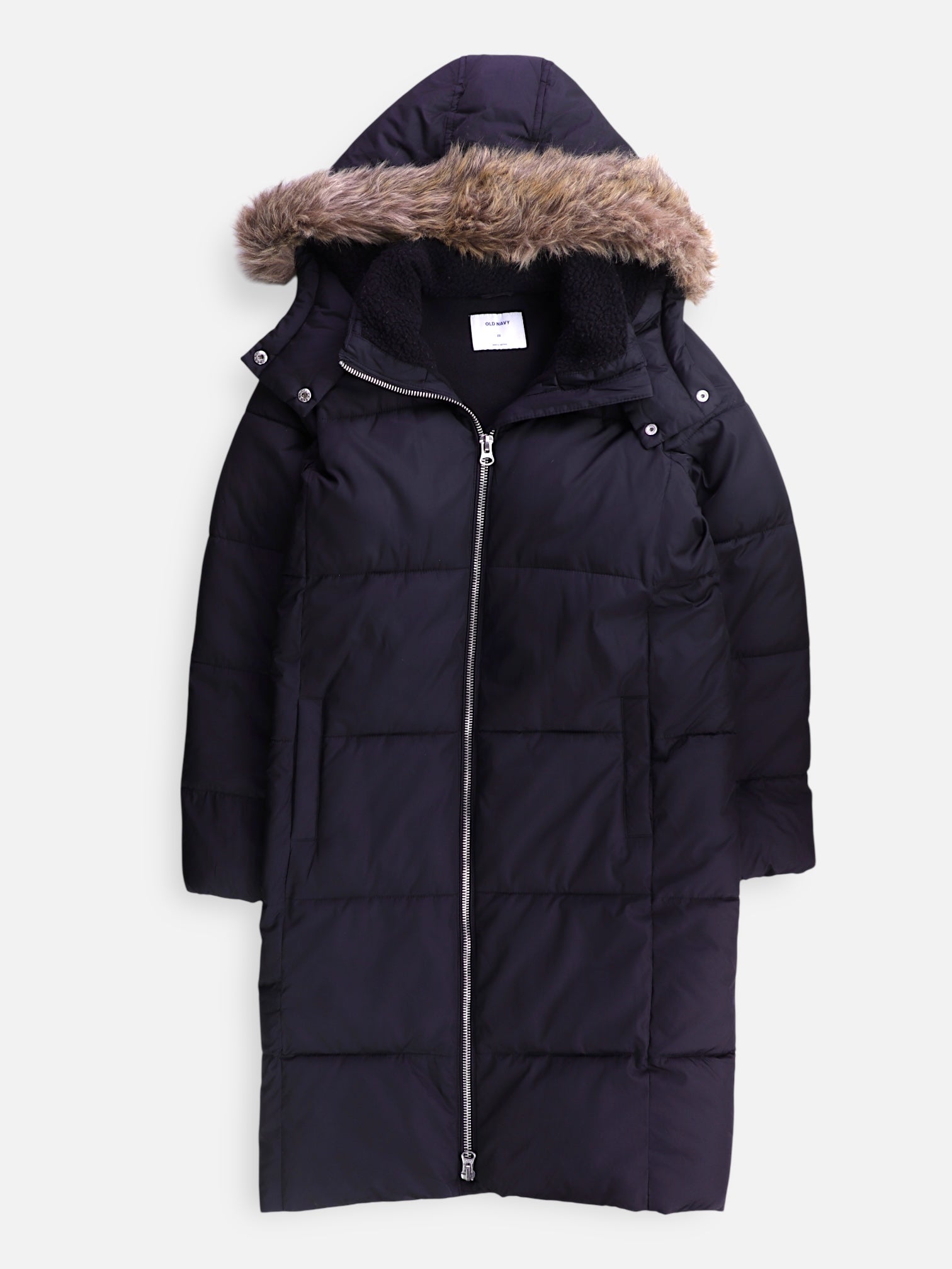 Old Navy Abrigo Impermeable Puffer - Hombre - XS