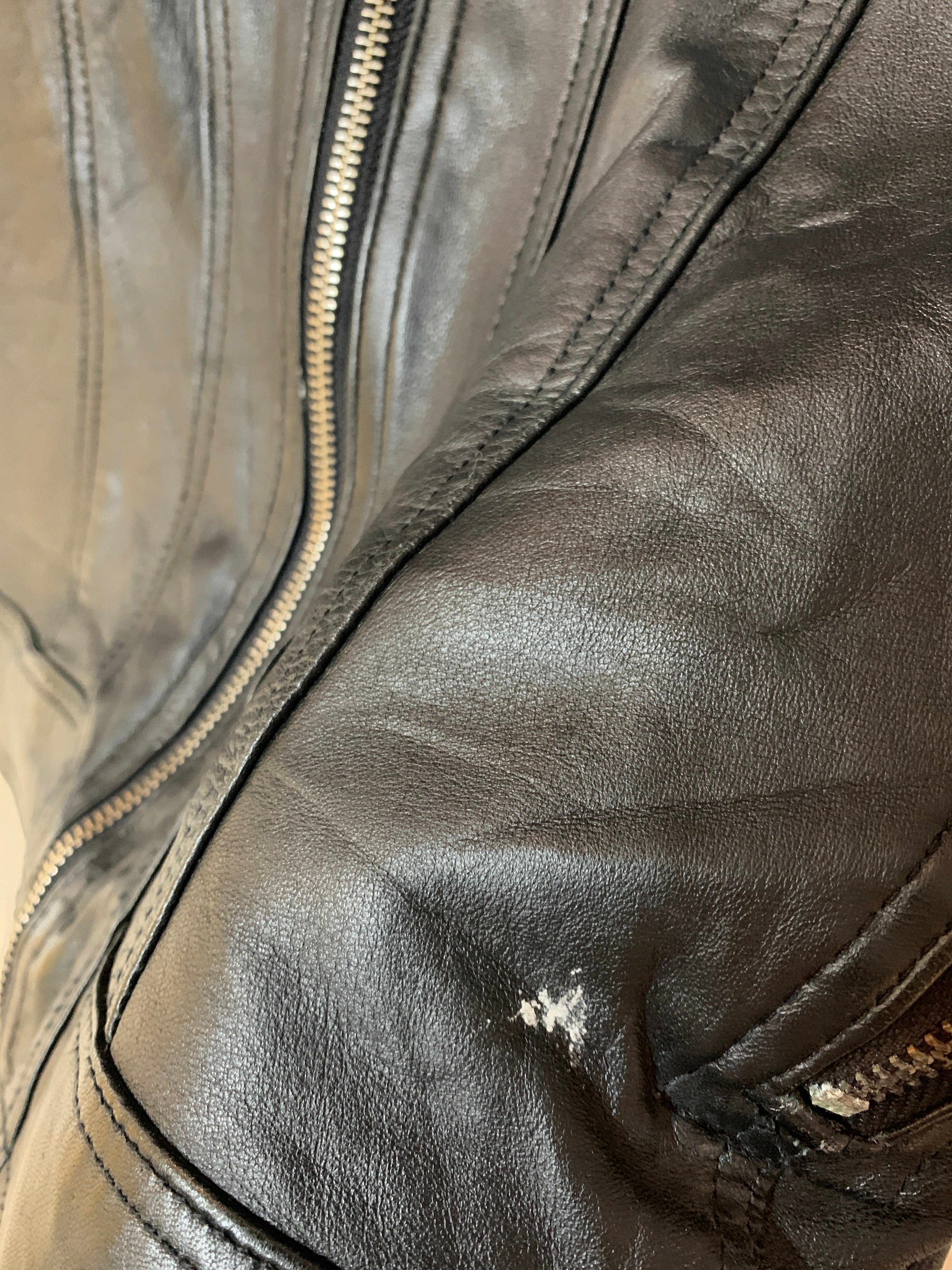 Chaqueta Cuero Basic - Hombre - Medium