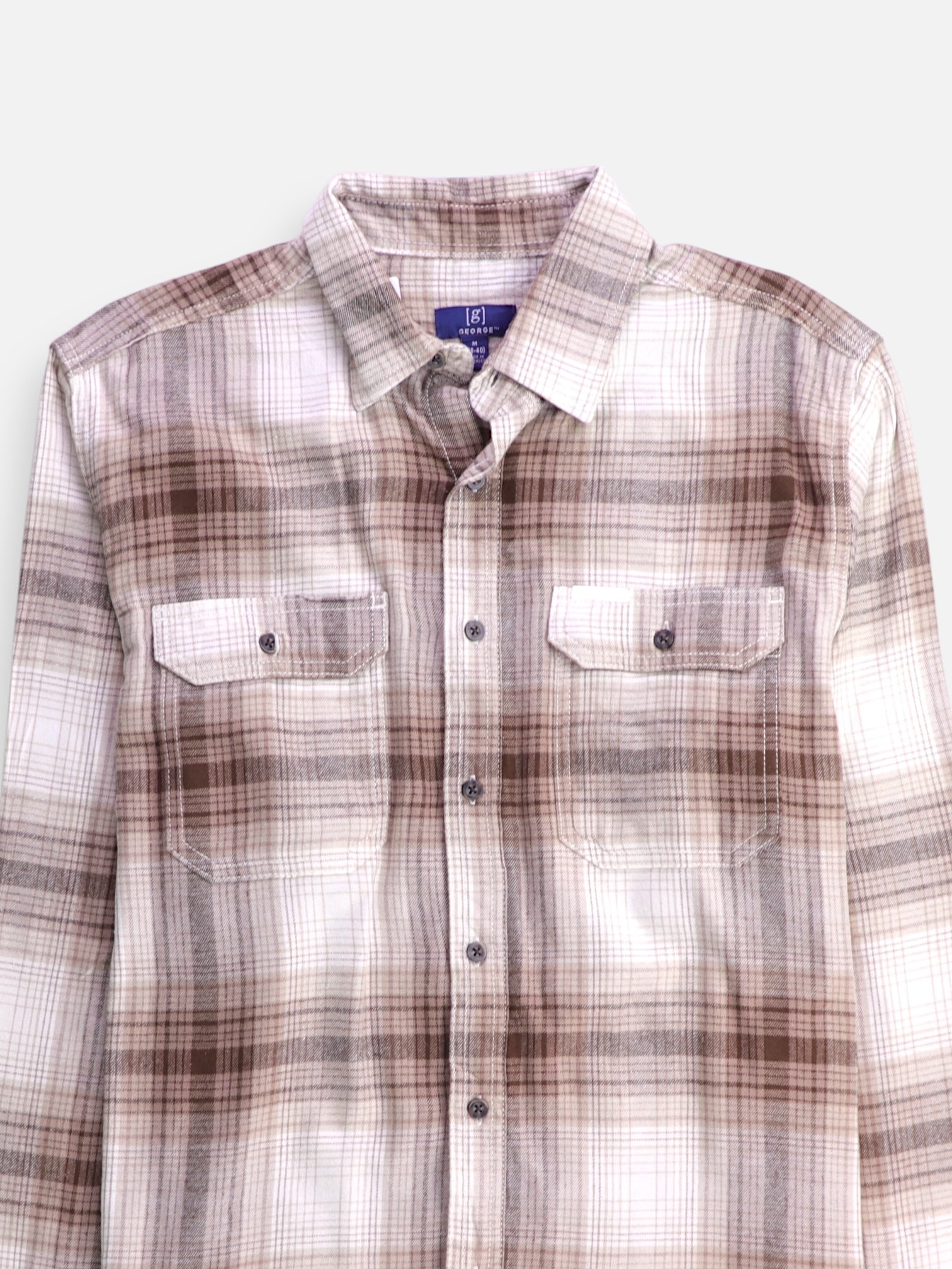 George Camisa Plaid Types - Hombre - Medium