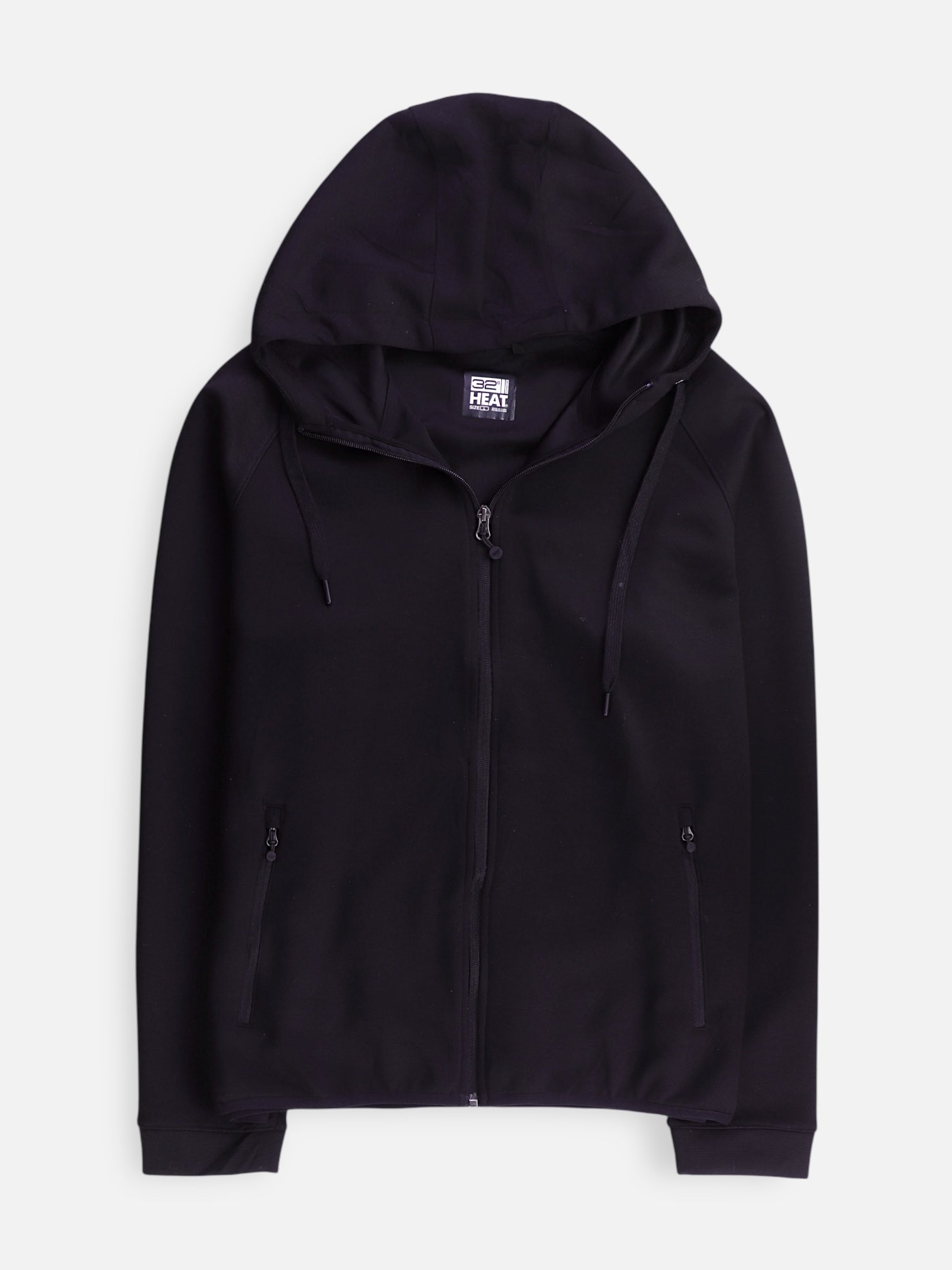 32 HEAT COOL Sudadera Hoodie Basic - Hombre - Large