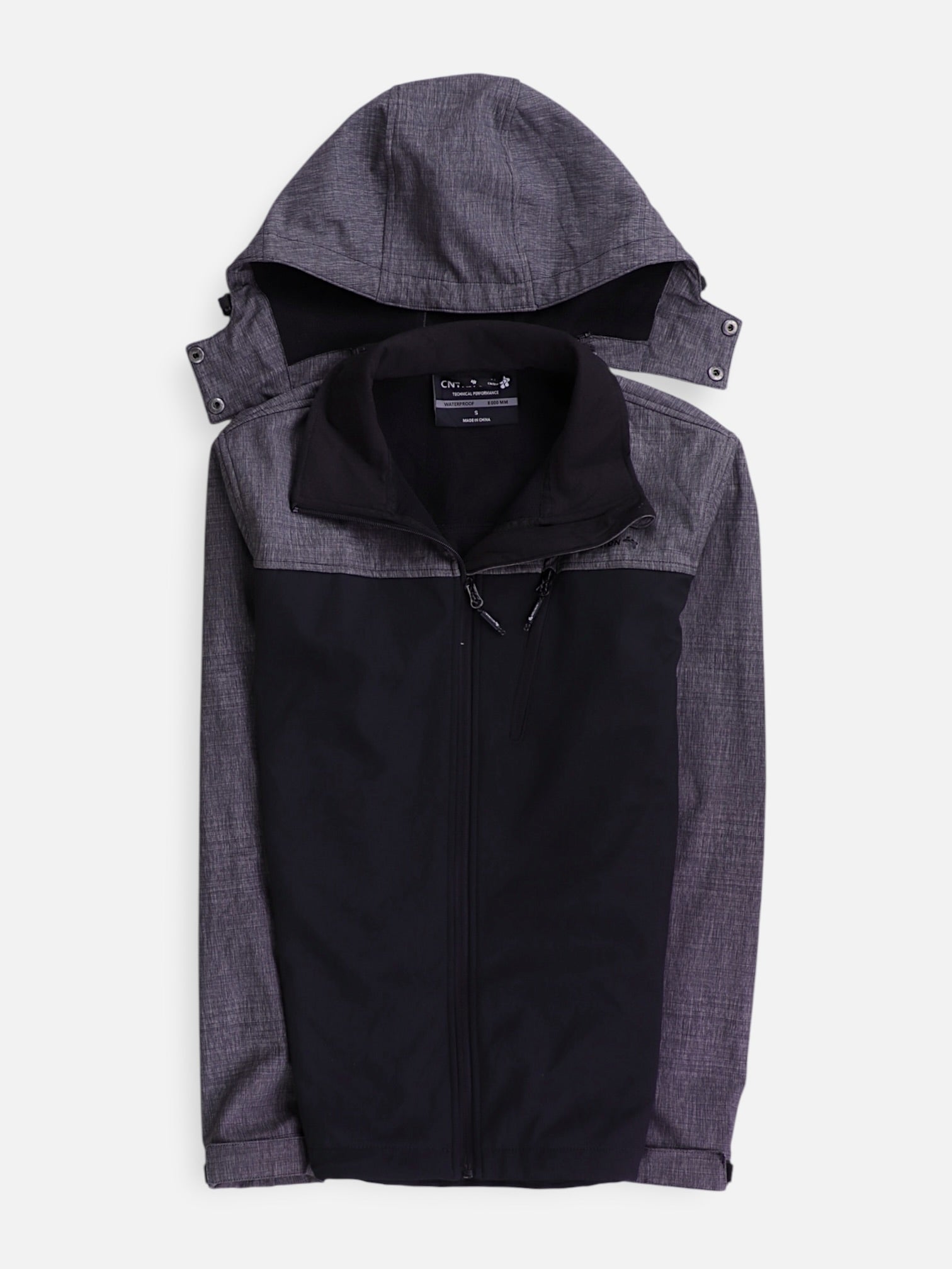 Sudadera Hoodie Color Block - Hombre - Small