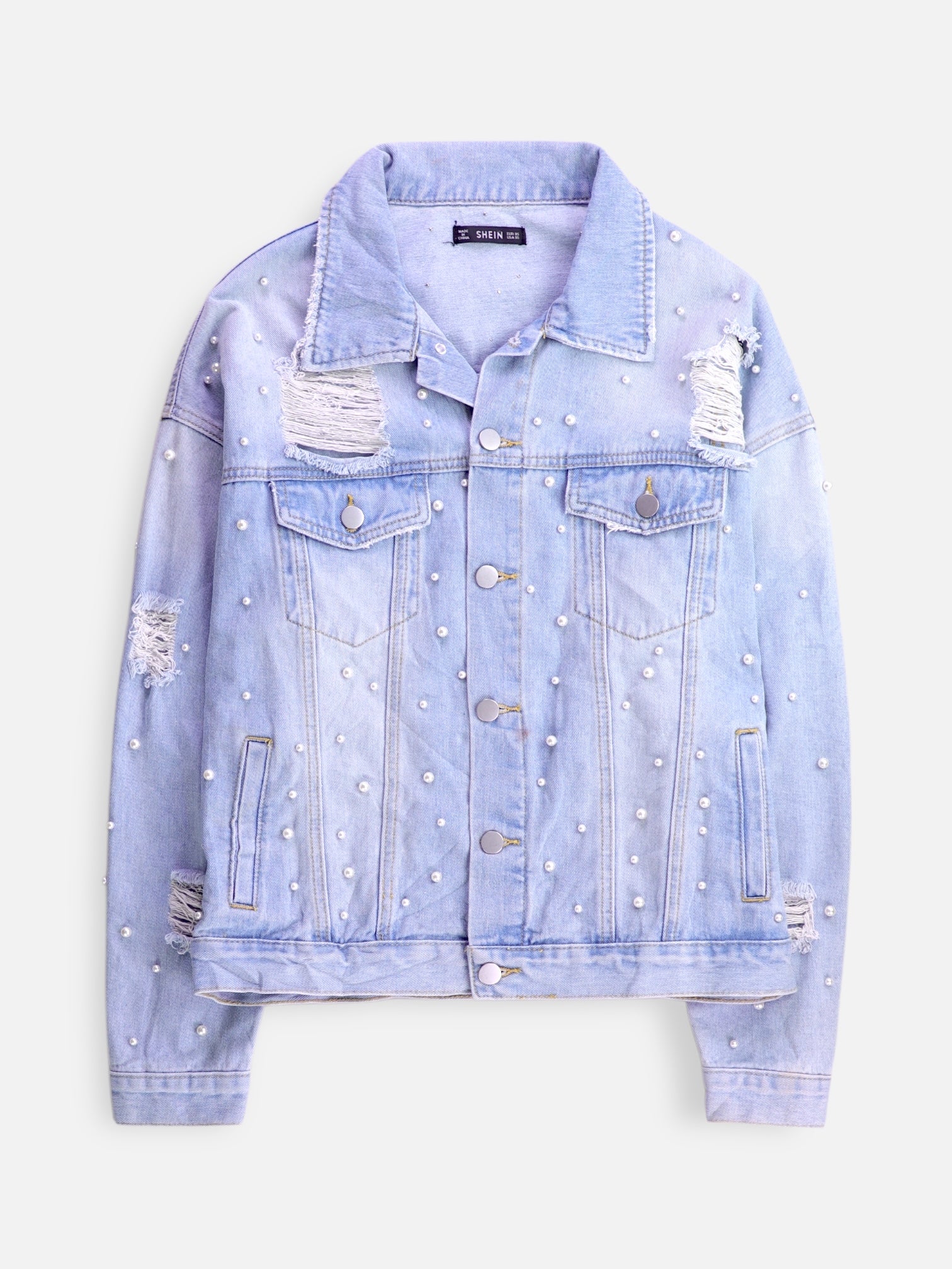 SHEIN Chaqueta Denim  Basic - Mujer - XS