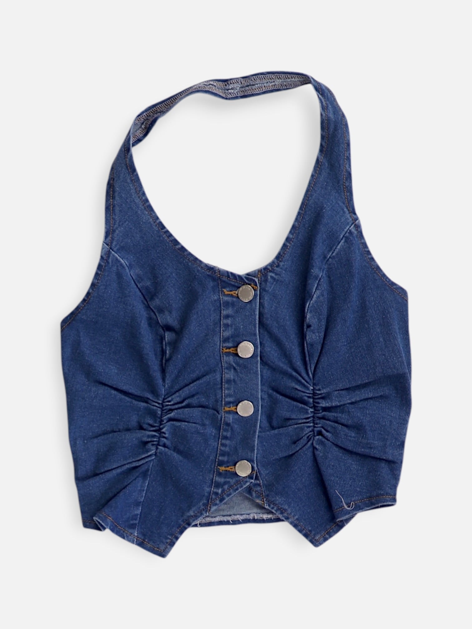 SHEIN Blusa Denim - Mujer - Medium