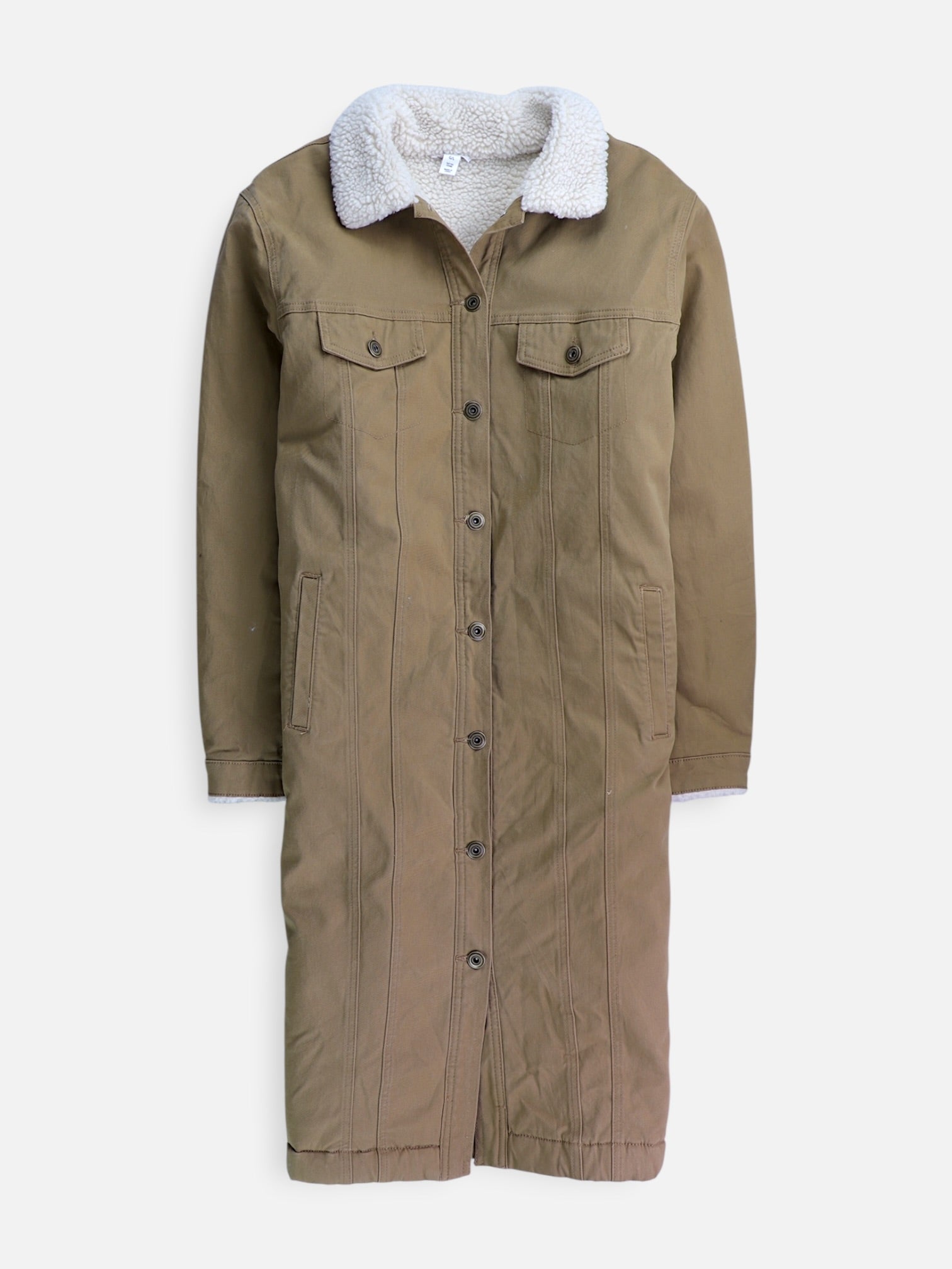 Abrigo  Single breasted trench Denim - Hombre - Large
