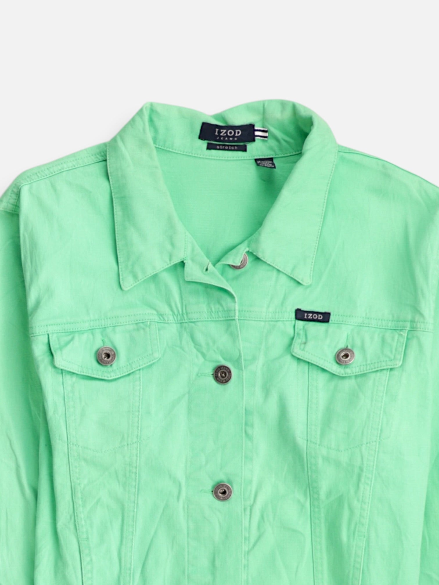 Izod Chaqueta Denim  Basic - Mujer - XL