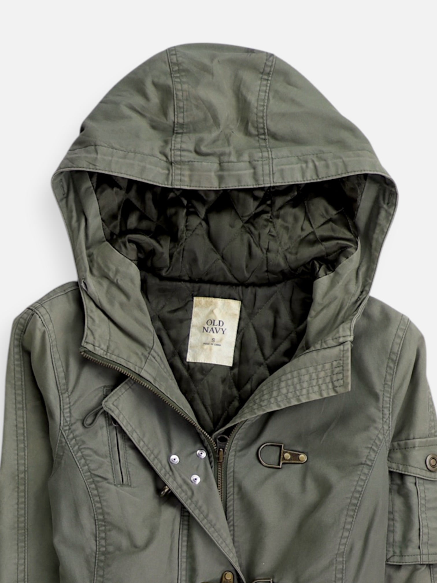 Old Navy Chaqueta Militar Basic - Mujer - Small