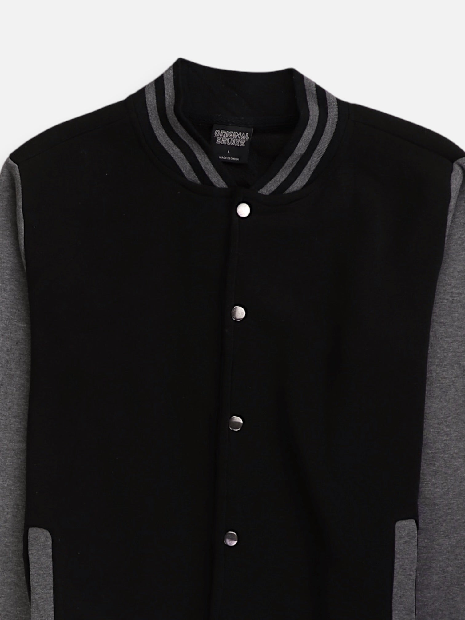 Sudadera Fleece Color Block - Hombre - Large