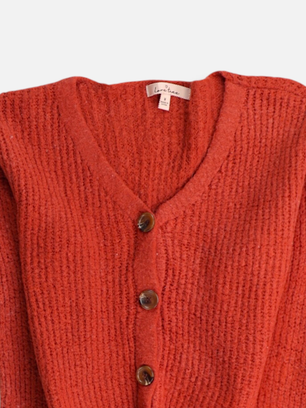 LOVE TREE  Sueter Cardigan Casual - Mujer - Medium