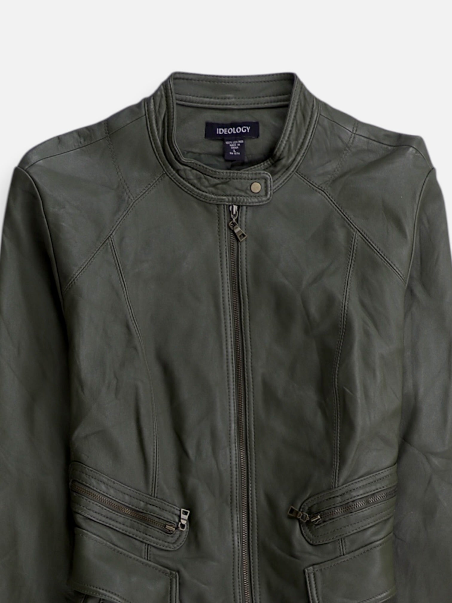 Chaqueta Casual Cuero - Hombre - Large