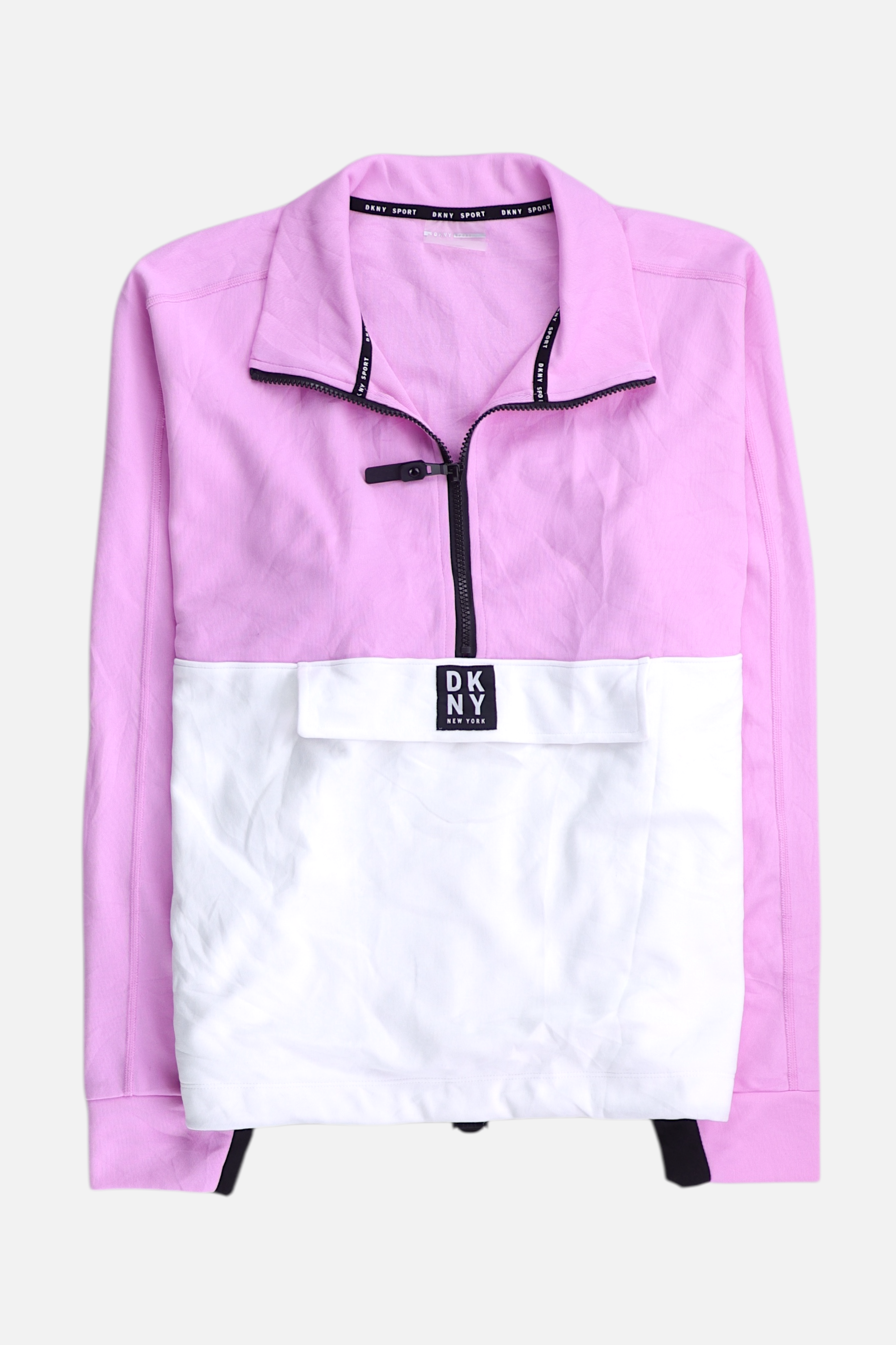 DKNY Sudadera Fleece Color Block - Mujer - XL