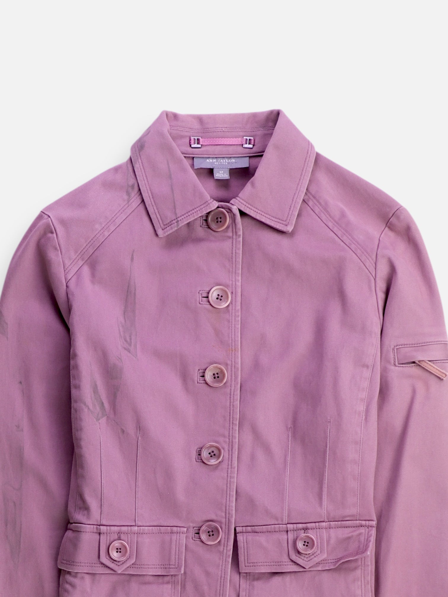 ANN TAYLOR Chaqueta Casual Basic - Mujer - S PETITE