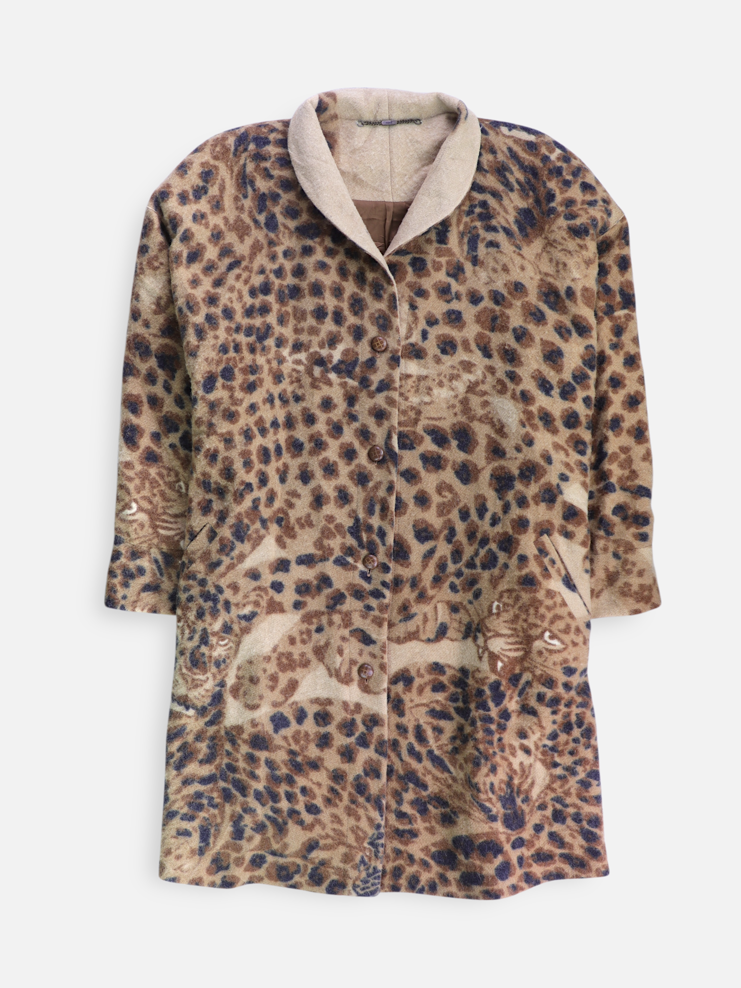 Abrigo Casual Animal Print - Mujer - 34'