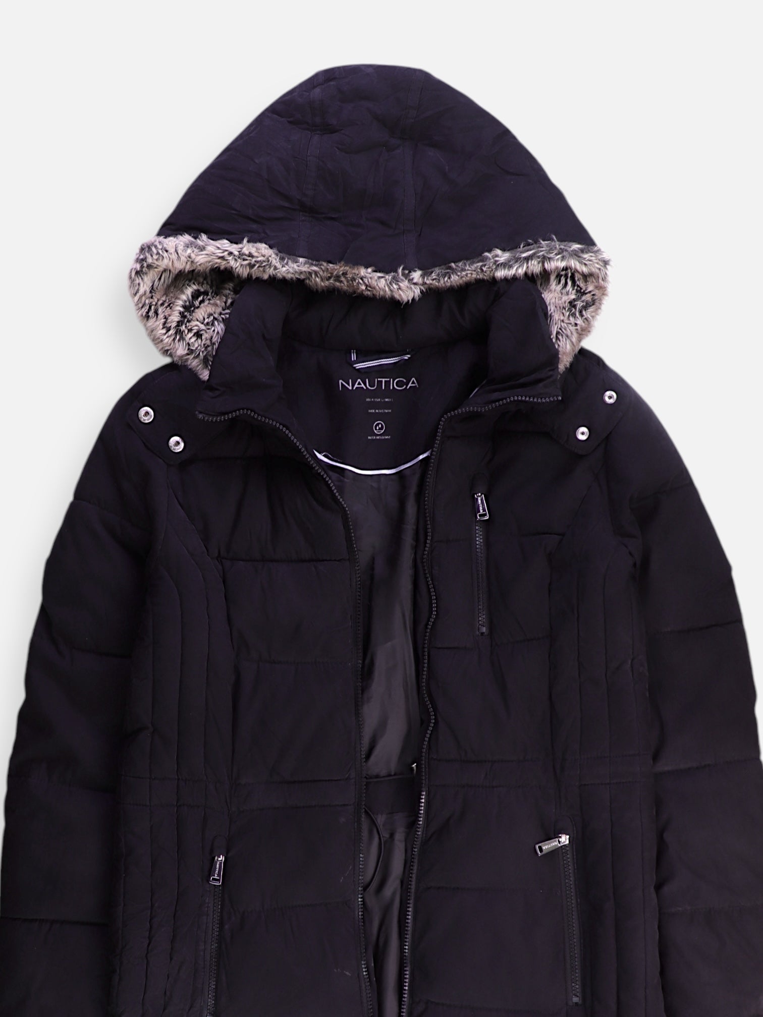 Nautica Chaqueta Puffer Largo - Mujer - Medium