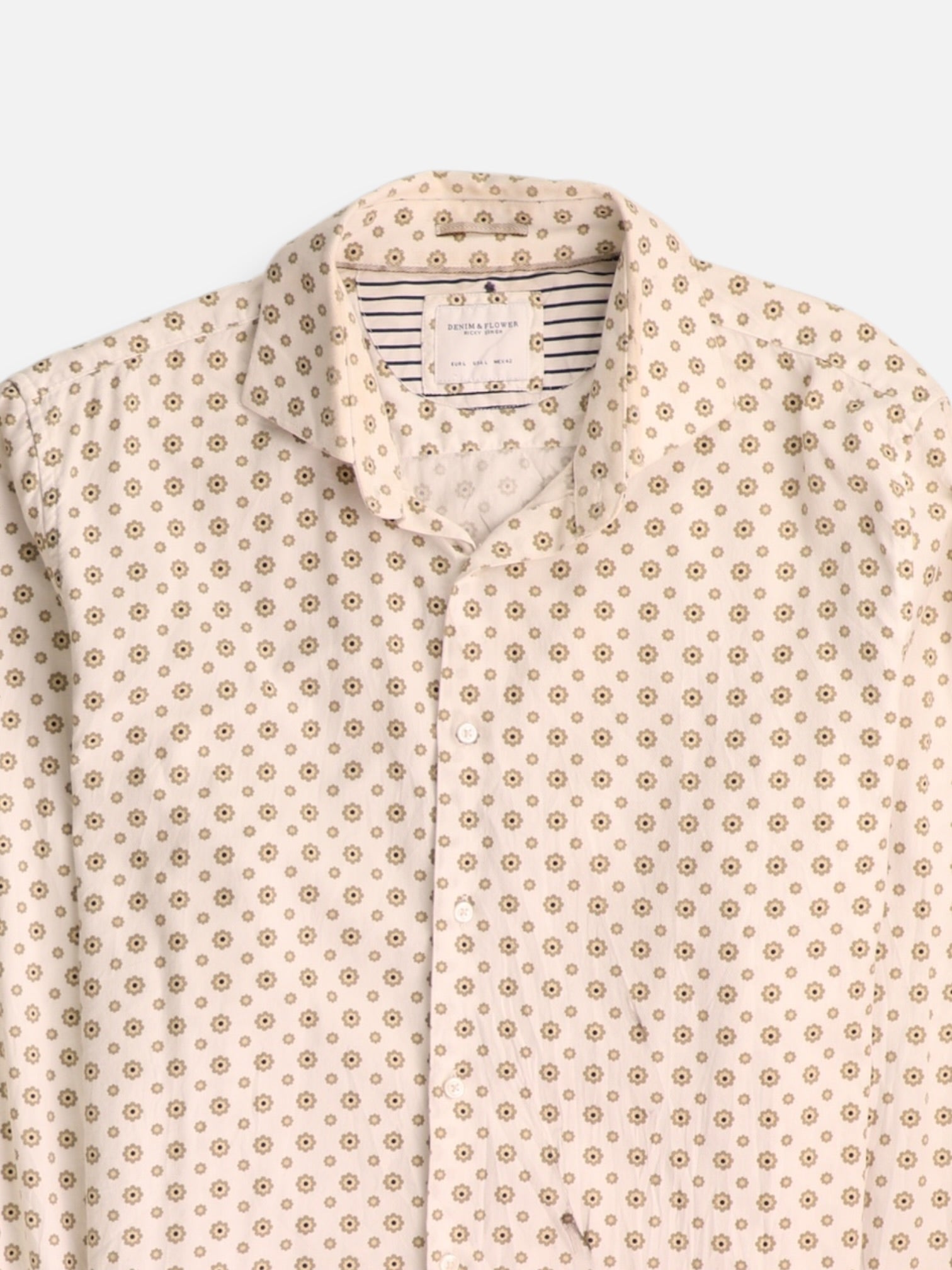 DENIM & FLOWER Camisa Casual - Hombre - Large