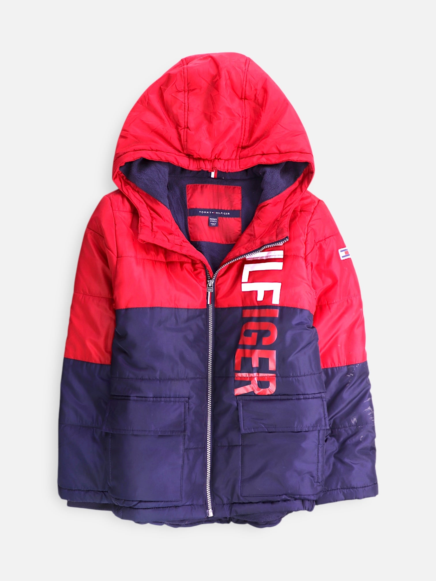 Tommy Hilfiger Chaqueta Puffer Color Block - Niño - Medium - 10-12Y (Años)