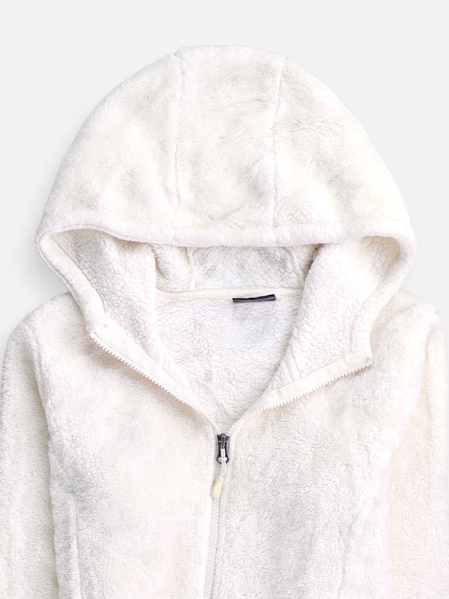 32 HEAT COOL Sudadera Hoodie Teddy - Mujer - Small