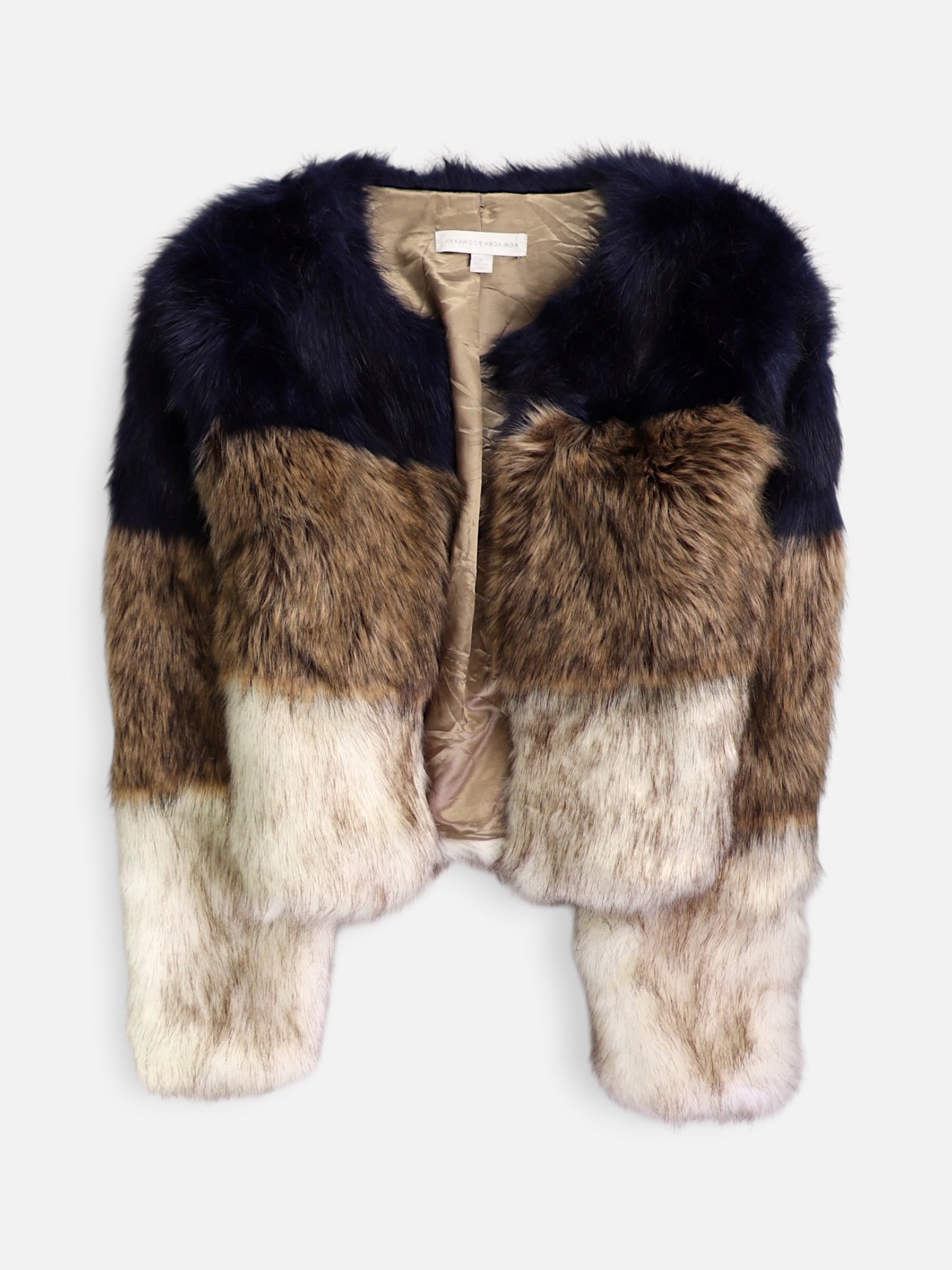 NY&C Chaqueta Casual Teddy - Mujer - Small