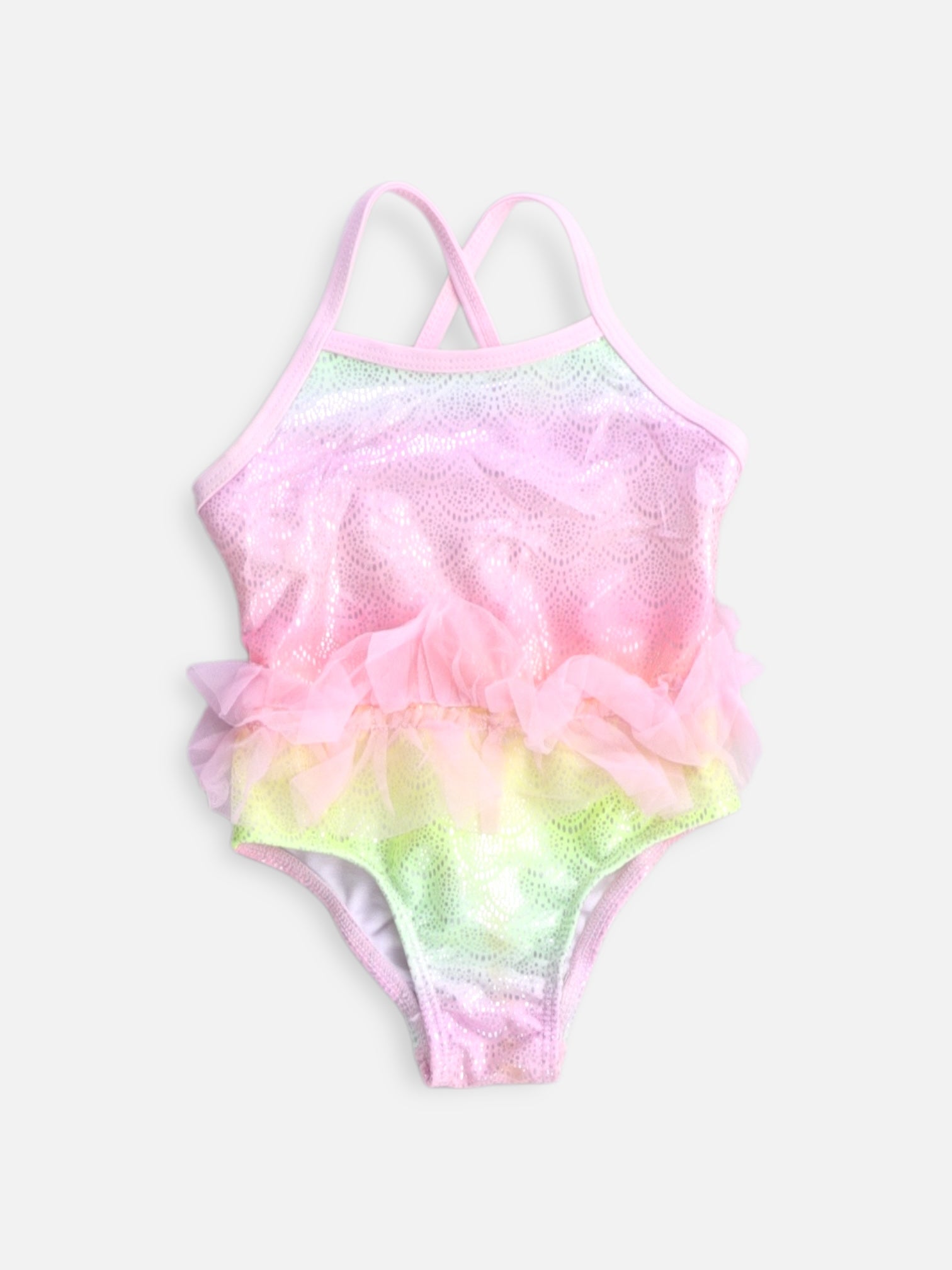 Wonder Nation  Traje de Verano Una pieza - Bebé - Talla Única (One Size) - 12M (Meses)
