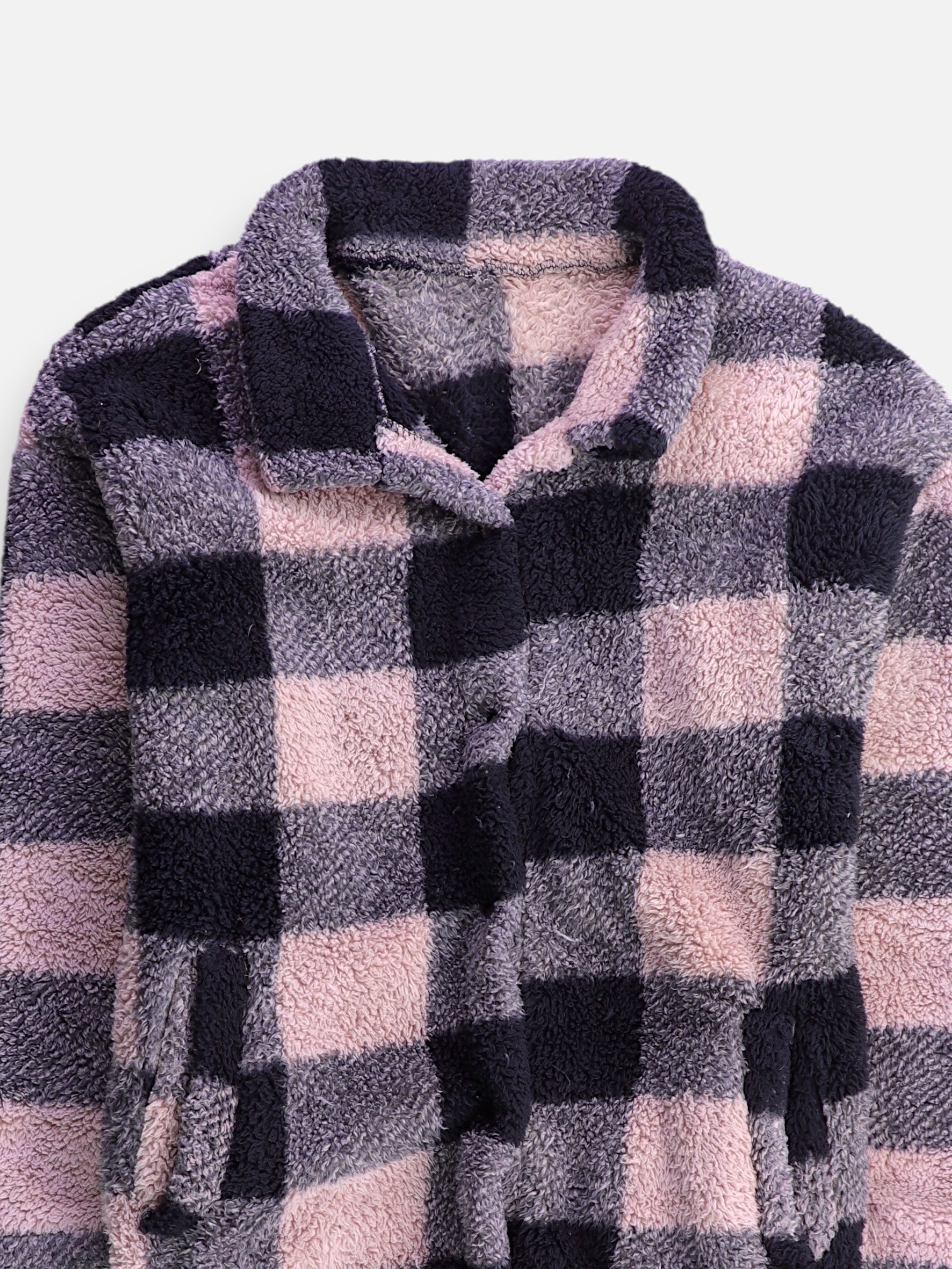 Sueter Fleece Color Block - Mujer - Medium