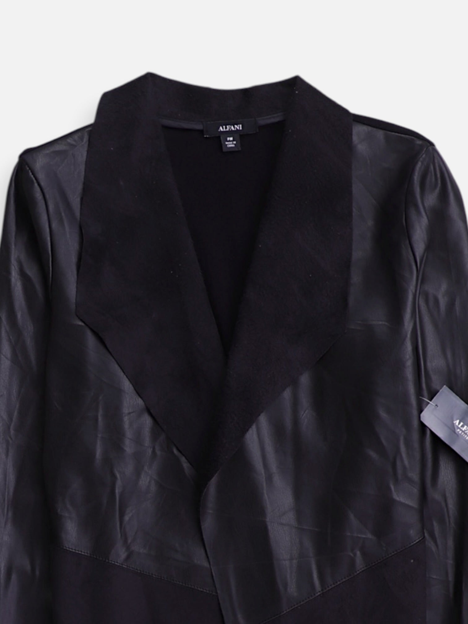 ALFANI Chaqueta Bolero Cuero - Mujer - Petite M