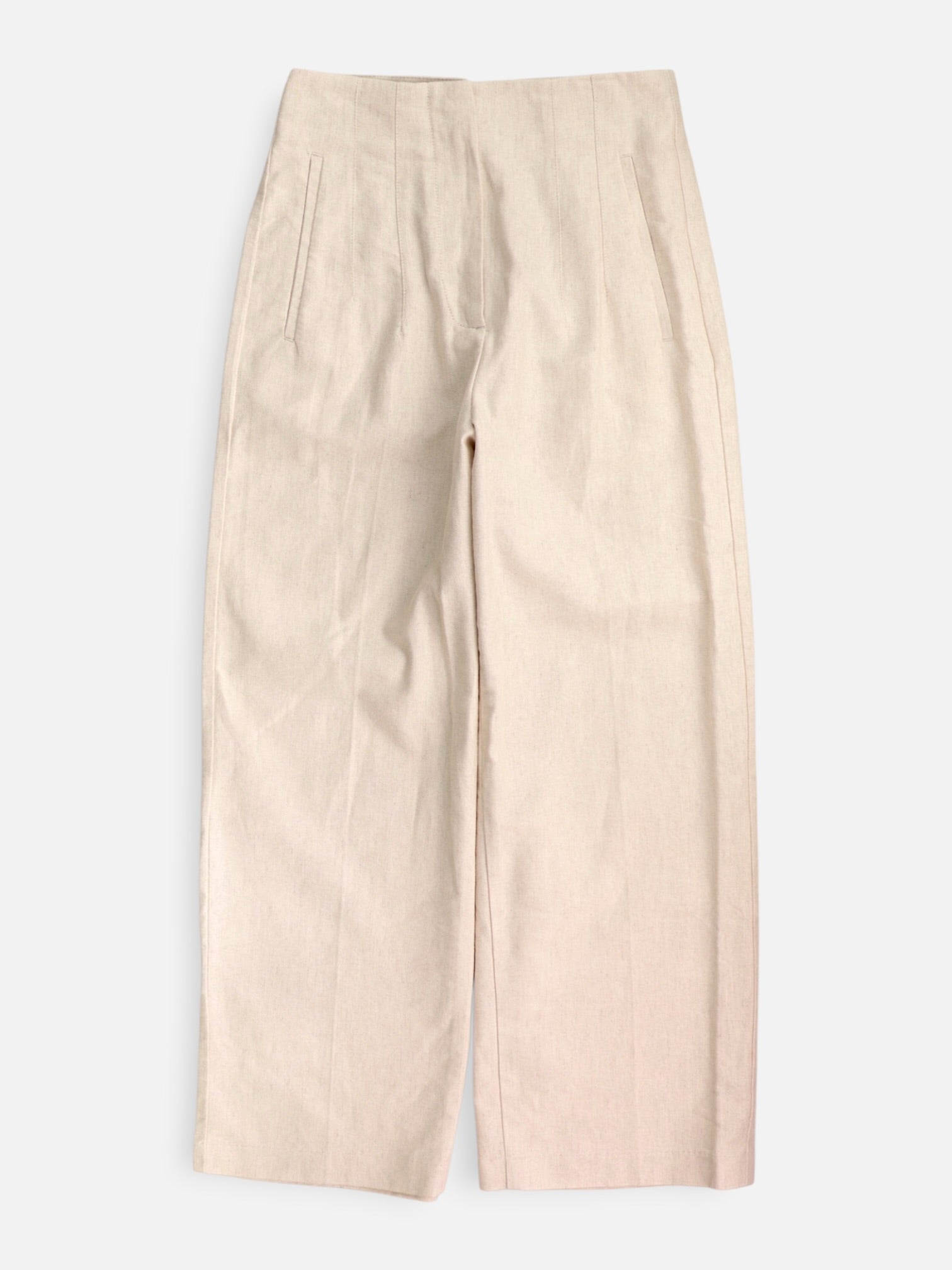 ZARA Pantalon Regular Fit Casual - Mujer - Small