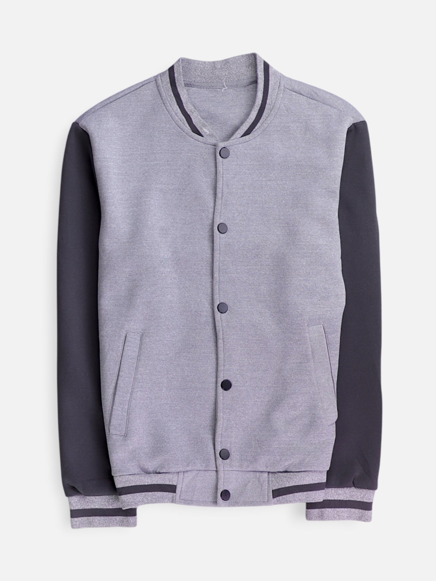 Sudadera Fleece Color Block - Hombre - Small