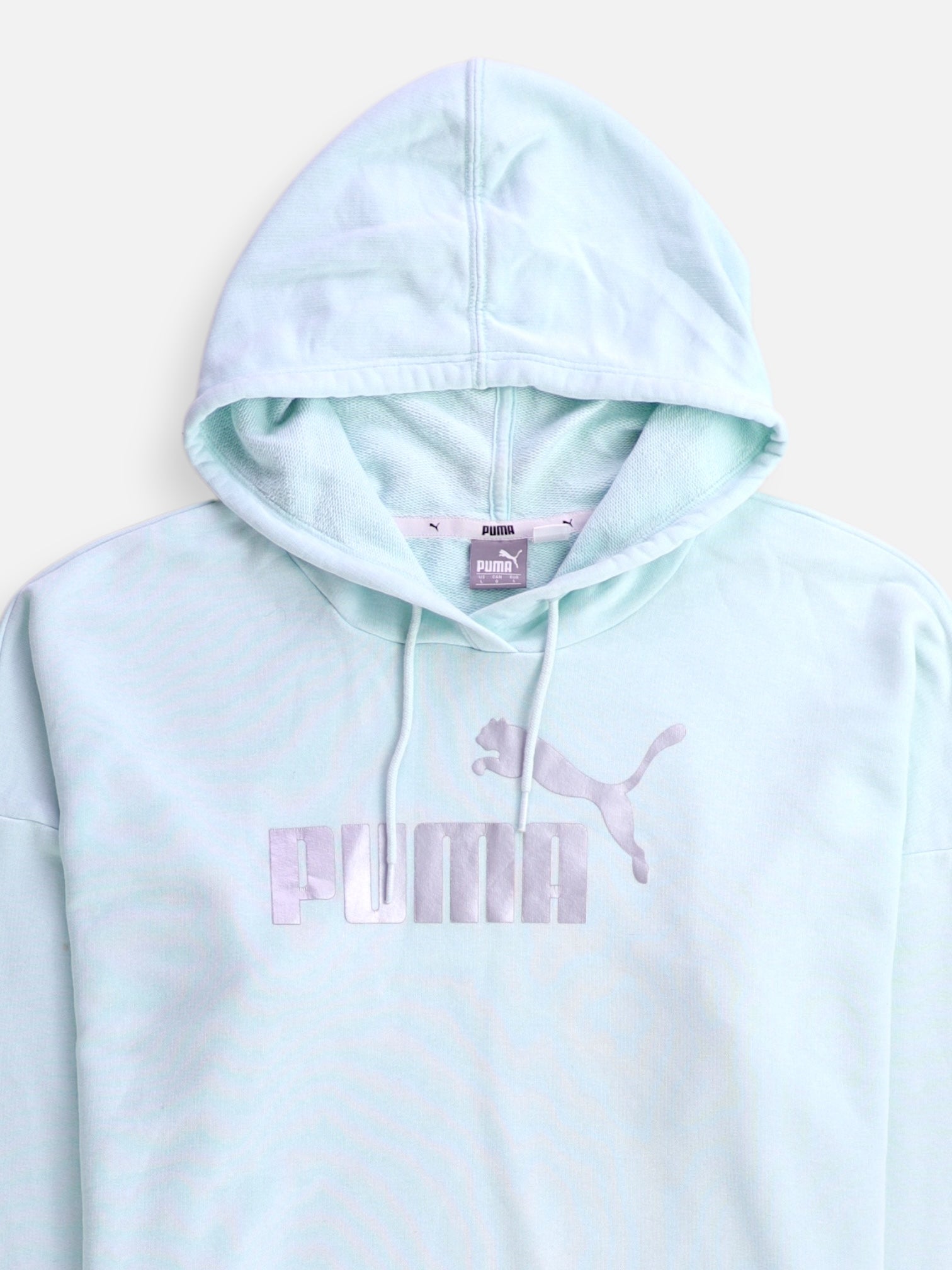 Puma Sudadera Hoodie Crop Top - Mujer - Large