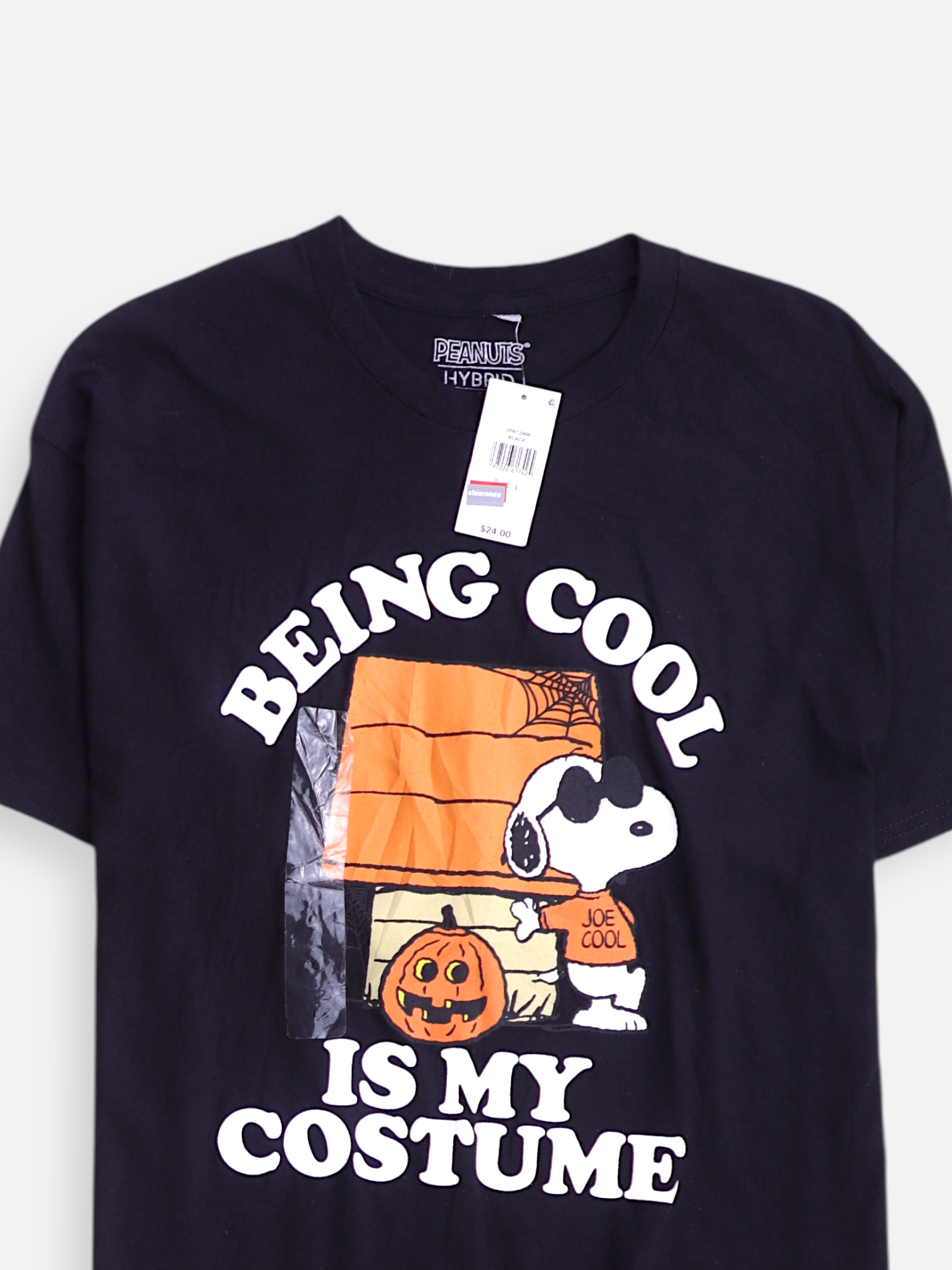 PEANUTS Camiseta Grafica - Hombre - Large