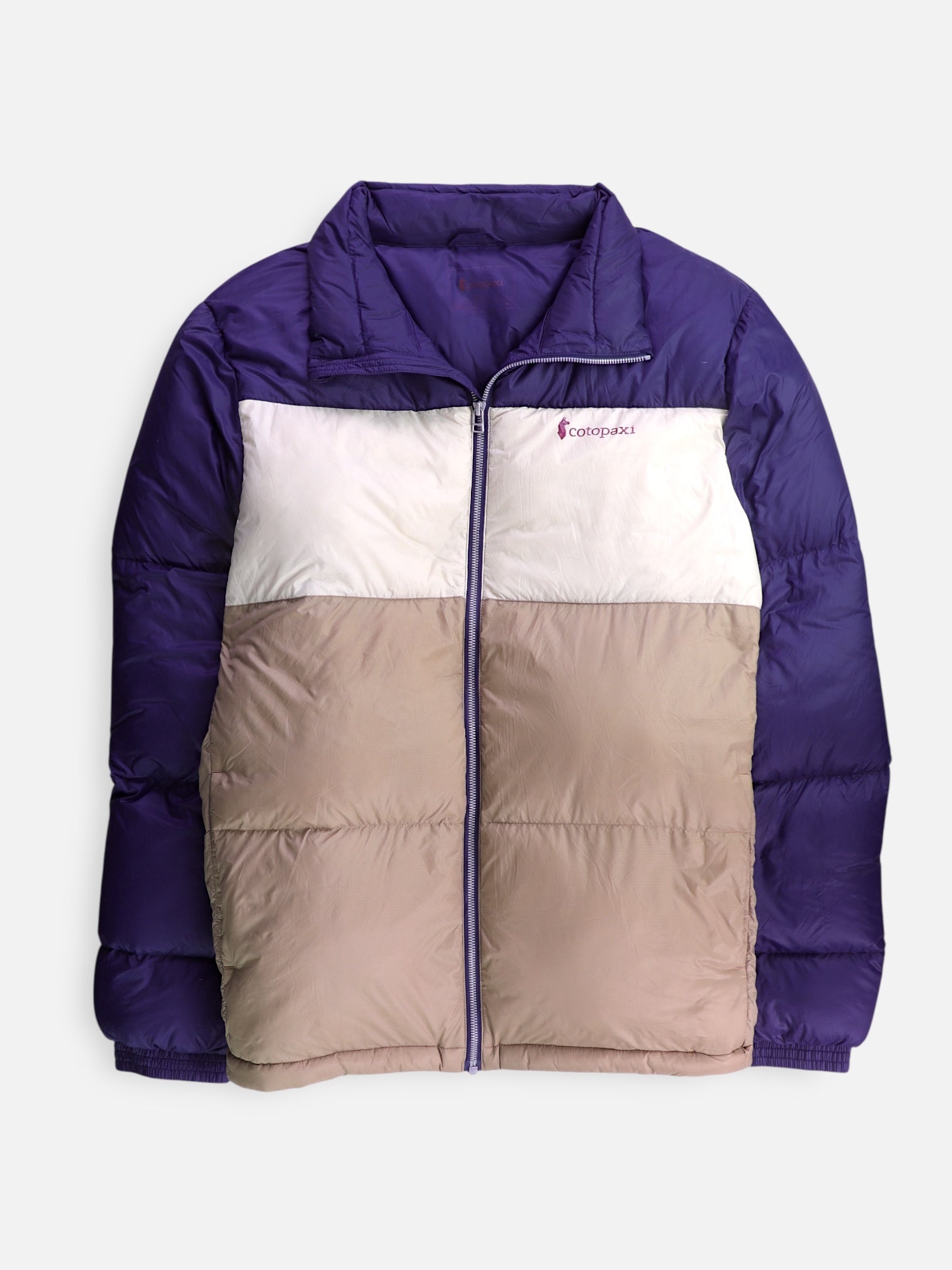 Chaqueta Puffer Color Block - Hombre - XL