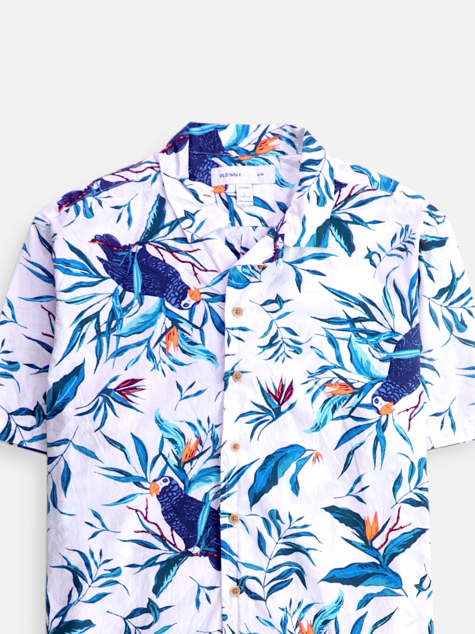 Old Navy Camisa Verano - Hombre - Large