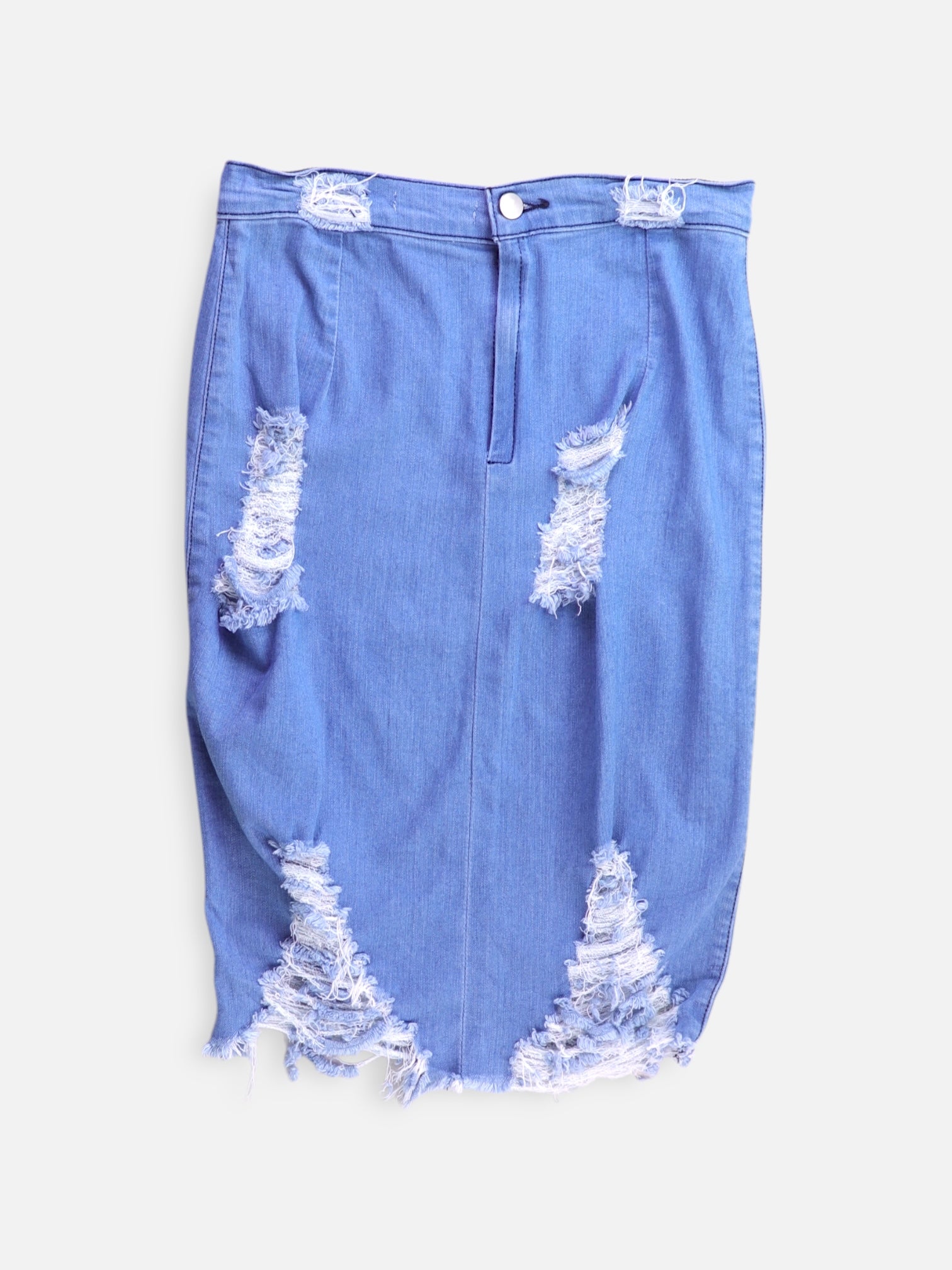 Falda Denim - Mujer - Large
