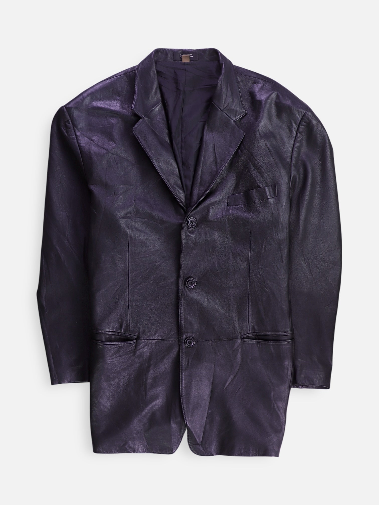 Chaqueta Casual Cuero - Hombre - Large