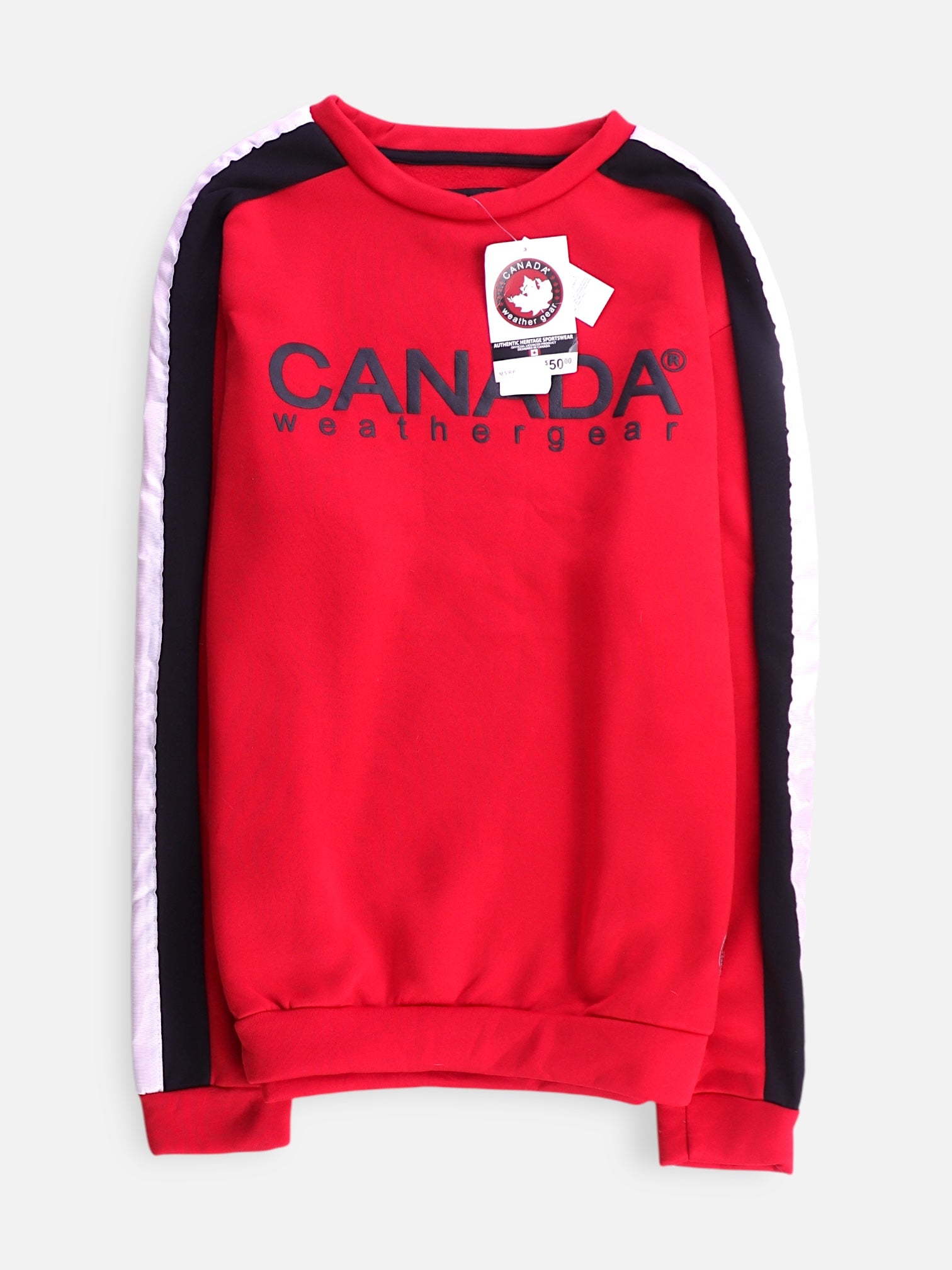 CANADA WEATHERGEAR Sudadera Sweatshirt Color Block - Hombre - Large